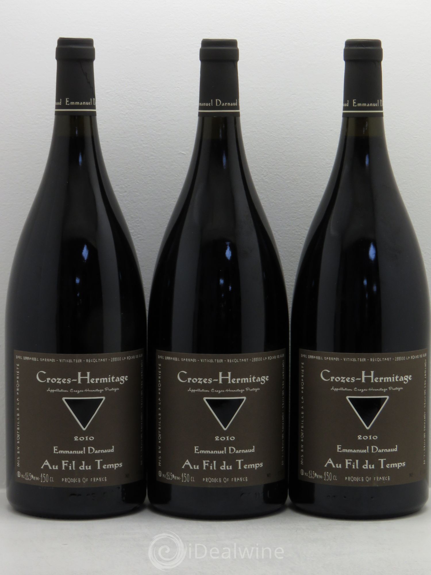 Crozes-Hermitage Au Fil du Temps - Emmanuel Darnaud 2010 - Posten von 3 Magnum - 0