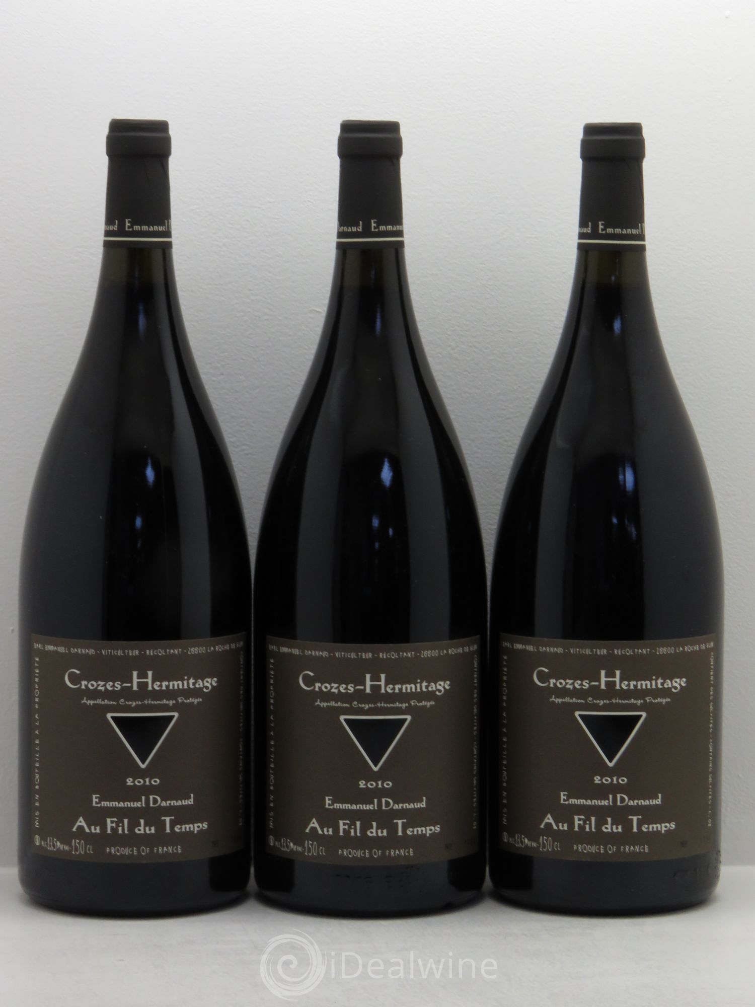 Crozes-Hermitage Au Fil du Temps - Emmanuel Darnaud 2010 - Posten von 3 Magnum - 0