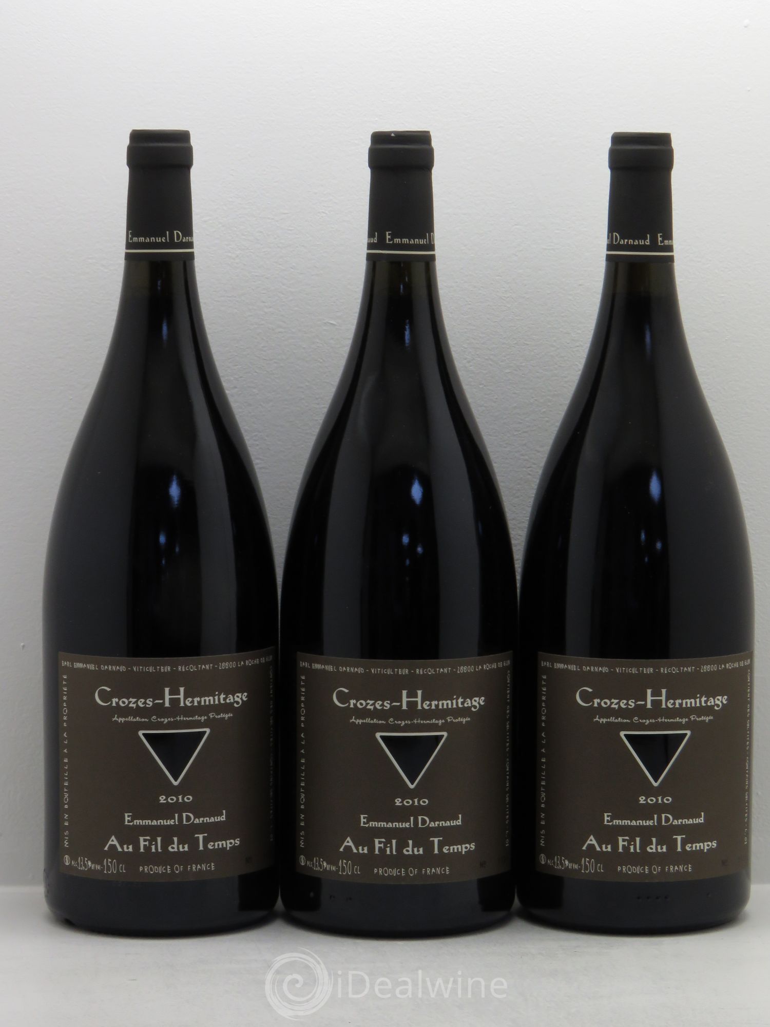 Crozes-Hermitage Au Fil du Temps - Emmanuel Darnaud 2010 - Posten von 3 Magnum - 0