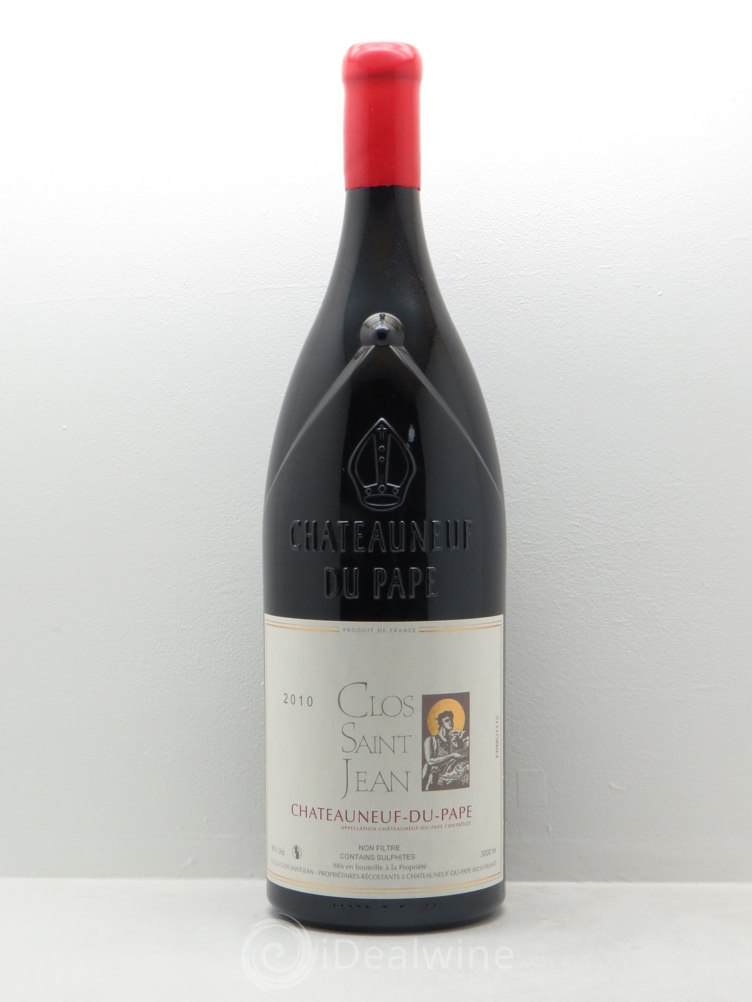 Châteauneuf-du-Pape Clos Saint-Jean Pascal et Vincent Maurel 2010 - Lot de 1 jeroboam - 0