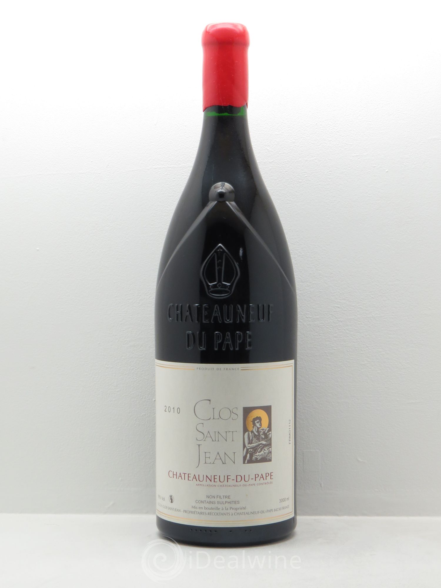 Châteauneuf-du-Pape Clos Saint-Jean Pascal et Vincent Maurel 2010 - Lot de 1 jeroboam - 0