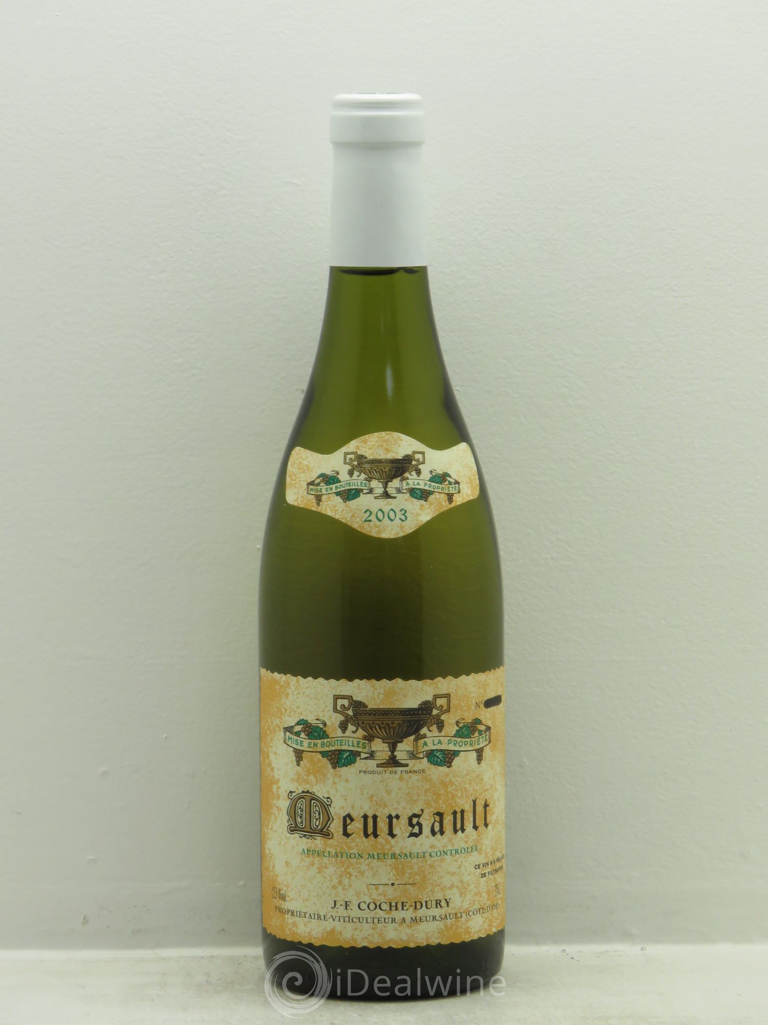 Meursault Coche Dury (Domaine) 2003 - Lot de 1 bouteille - 0
