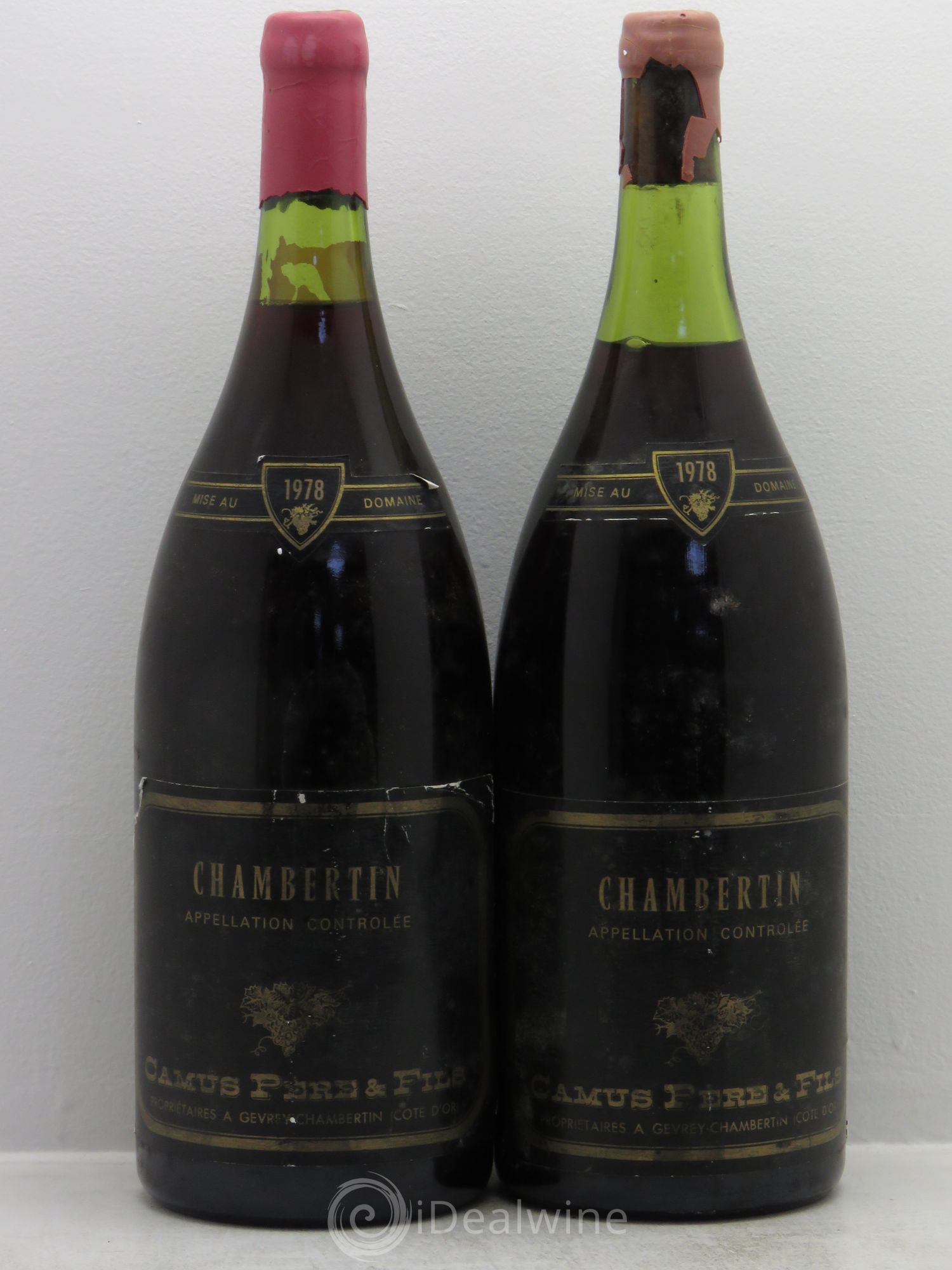Chambertin Grand Cru 1978 - Lot de 2 magnums - 0