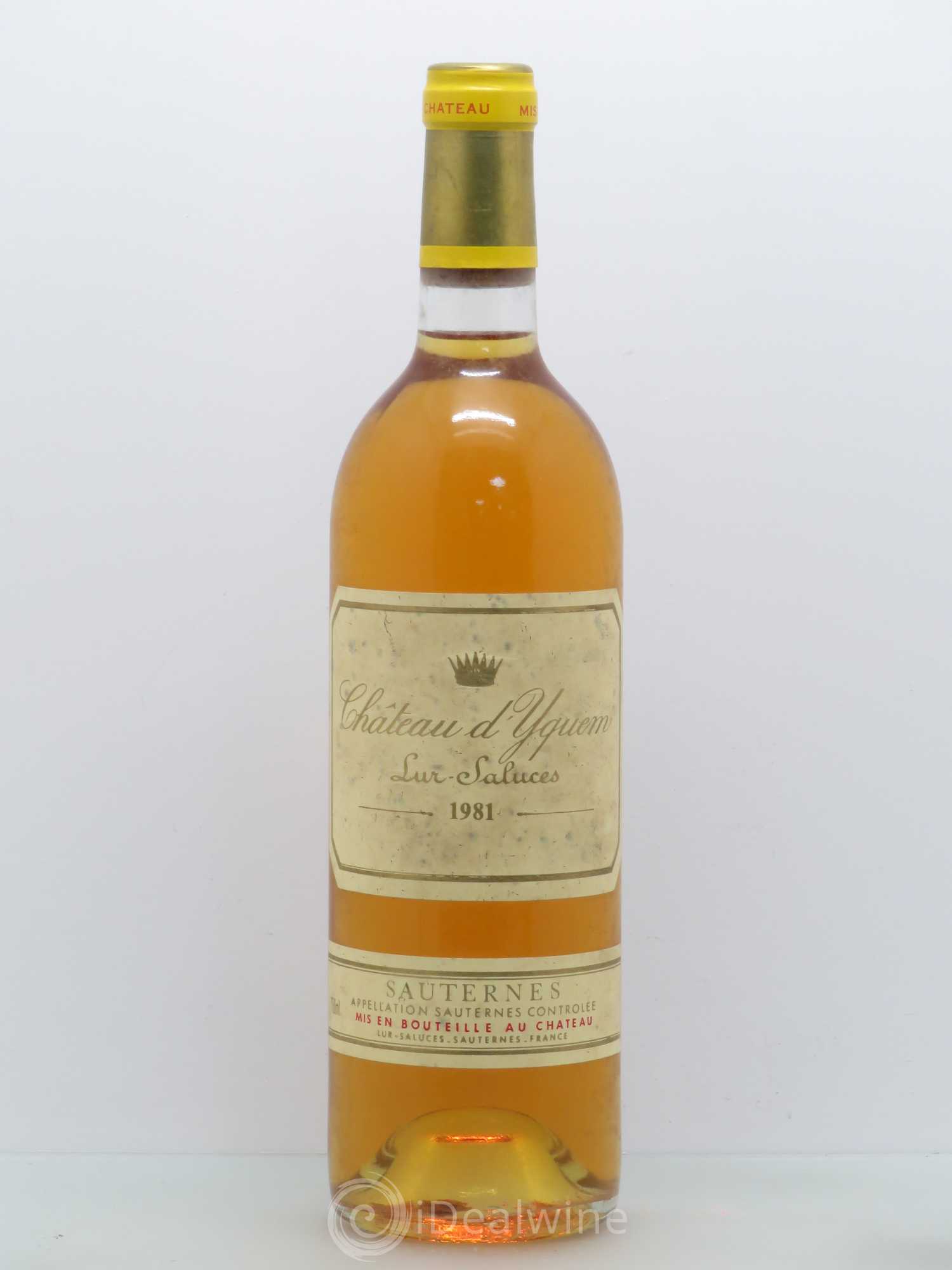 Château d' Yquem 1er Cru Classé Supérieur 1981 - Lotto di 1 bottiglia - 0