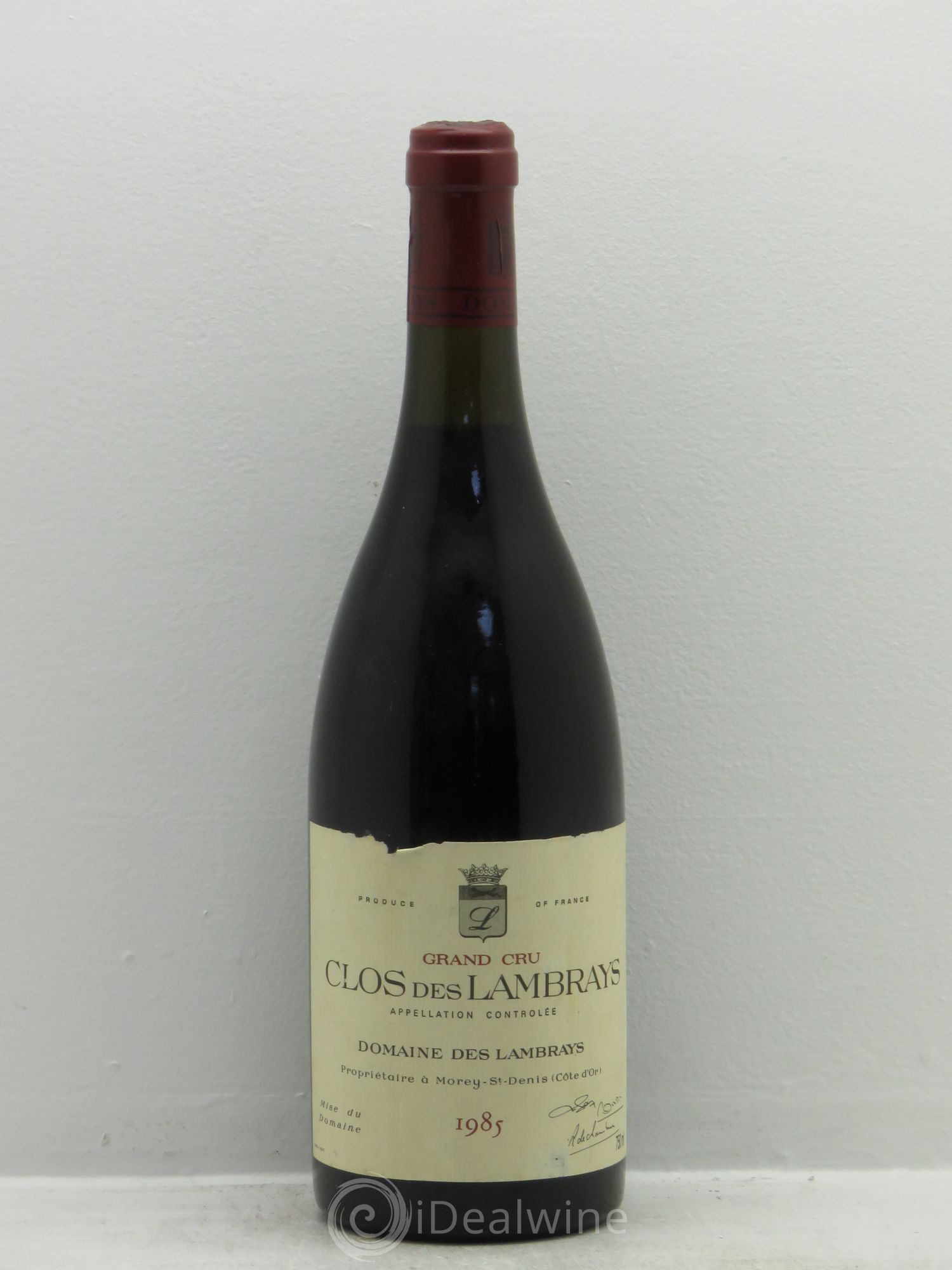 Clos des Lambrays Grand Cru Domaine des Lambrays 1985 - Lot de 1 bouteille - 0