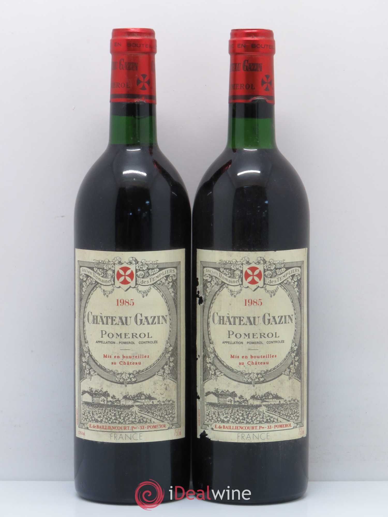 Château Gazin 1985 - Lot de 2 bouteilles - 0