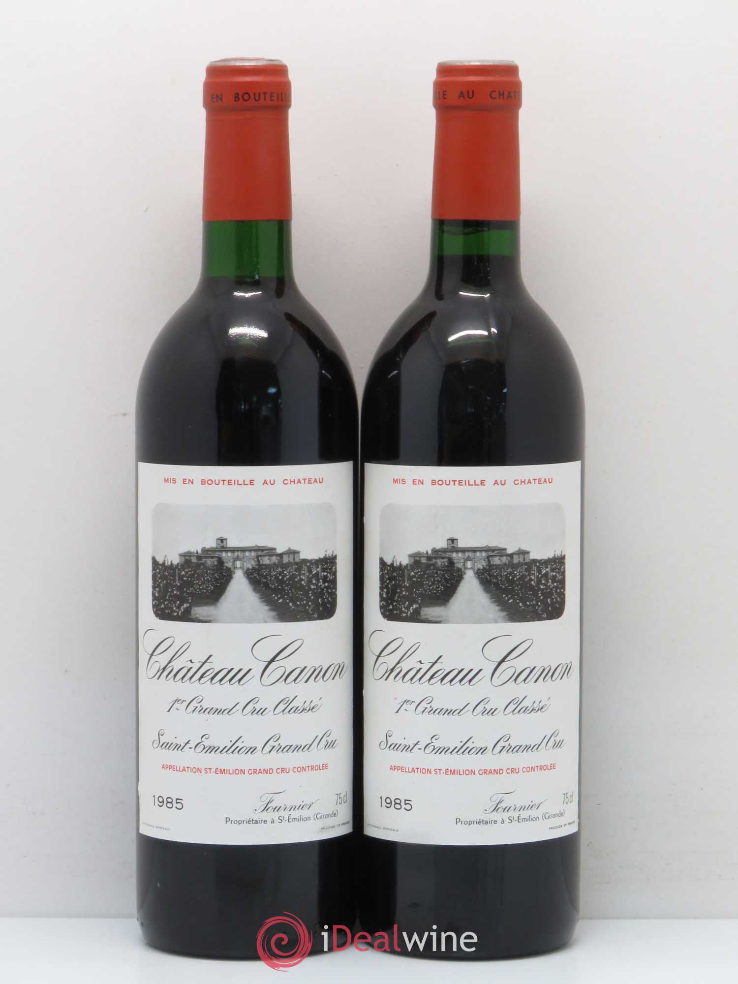 Château Canon 1er Grand Cru Classé B 1985 - Lot de 2 bouteilles - 0