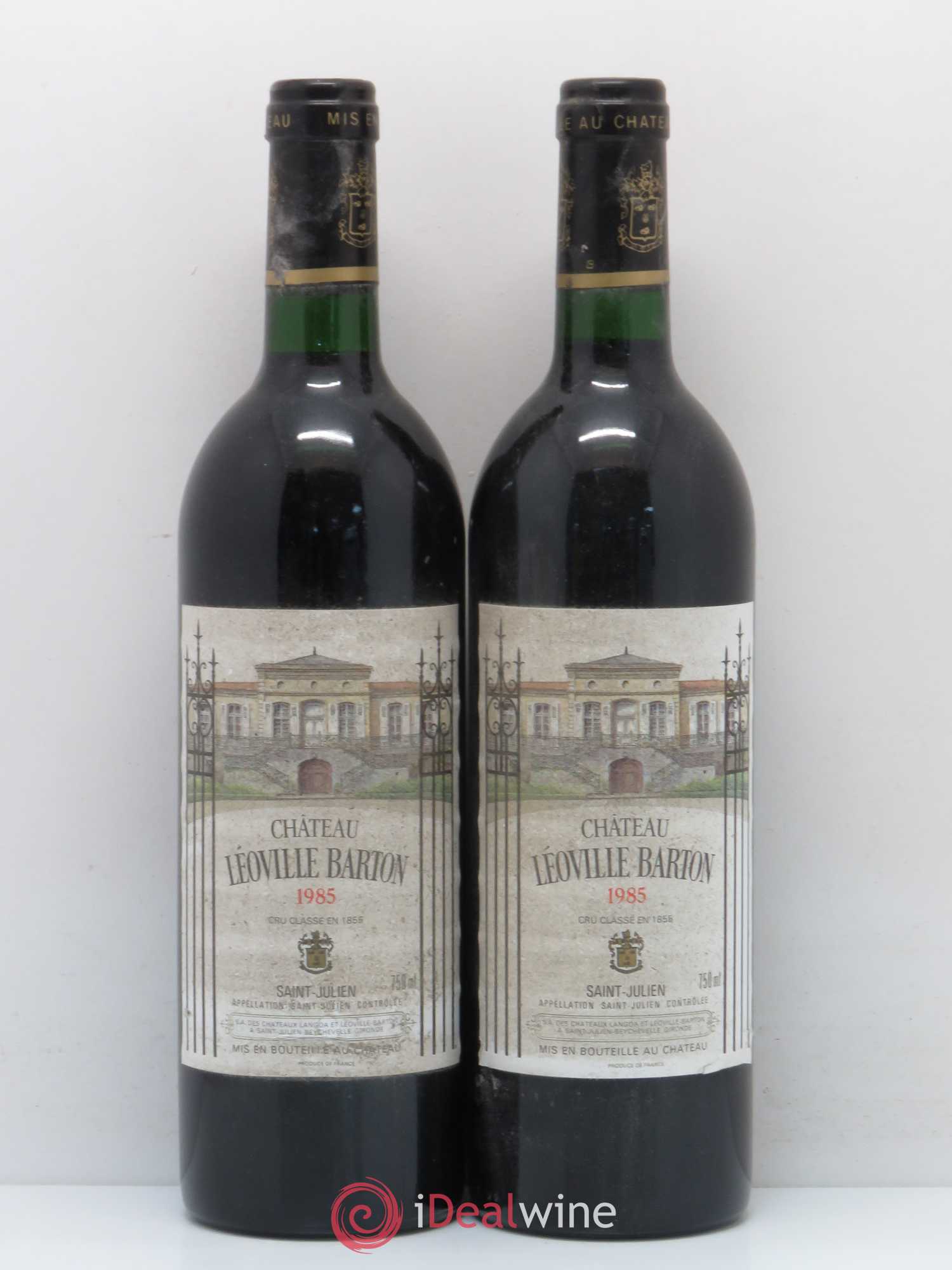 Château Léoville Barton 2ème Grand Cru Classé 1985 - Lot de 2 bouteilles - 0