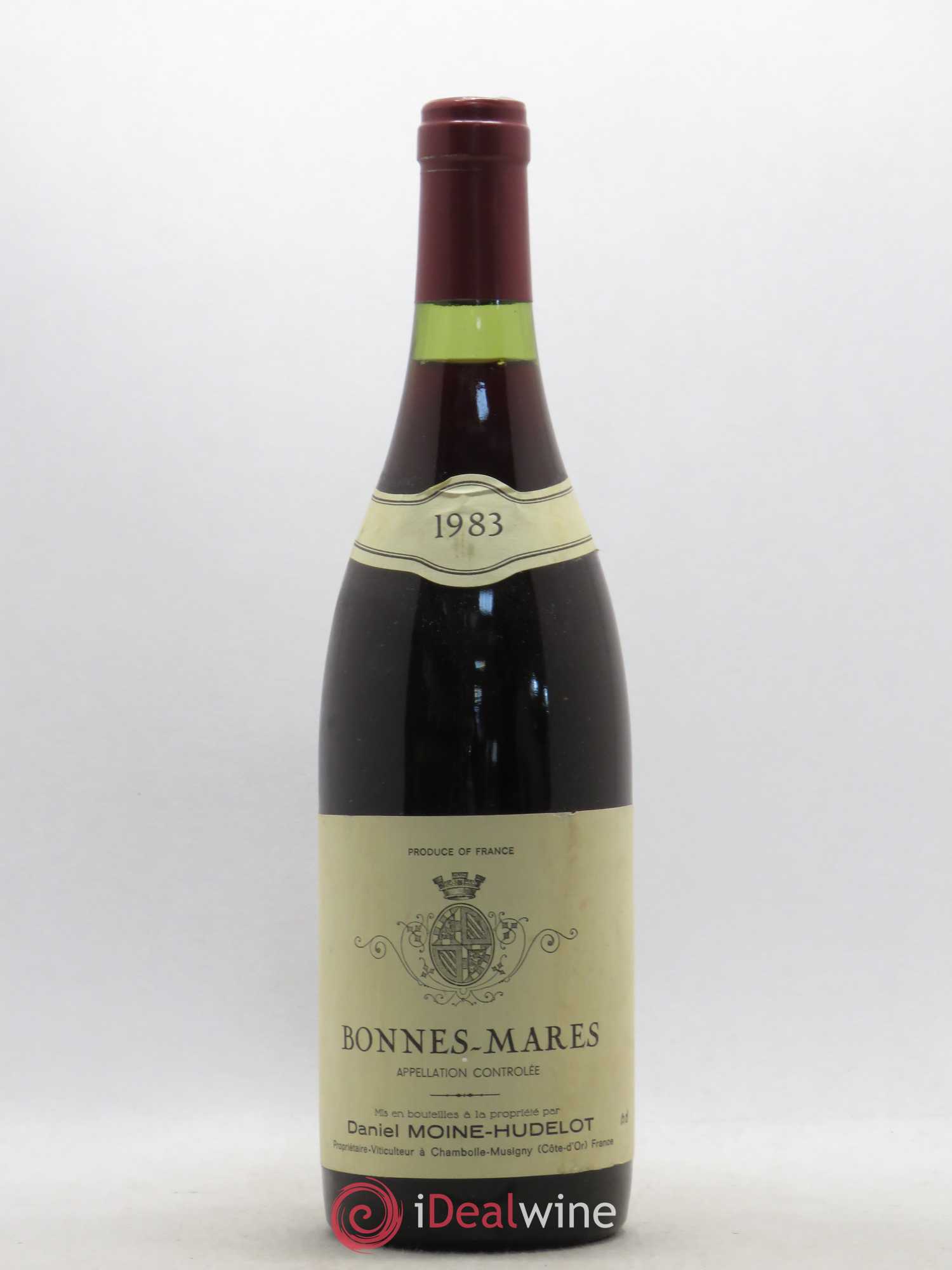 Bonnes-Mares Grand Cru Moine-Hudelot (Domaine) 1983 - Lot de 1 bouteille - 0