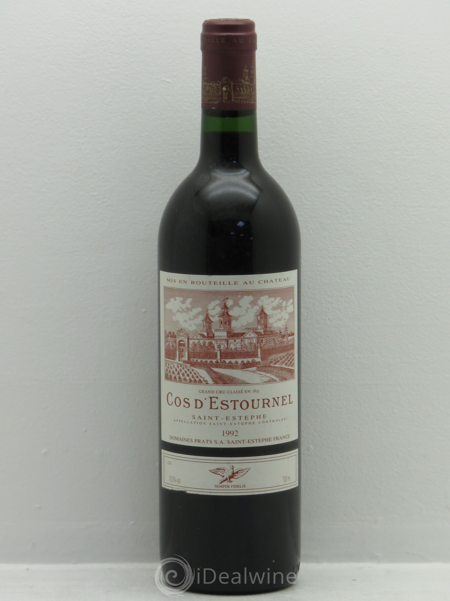 Cos d'Estournel 2ème Grand Cru Classé 1992 - Lot de 1 bouteille - 0