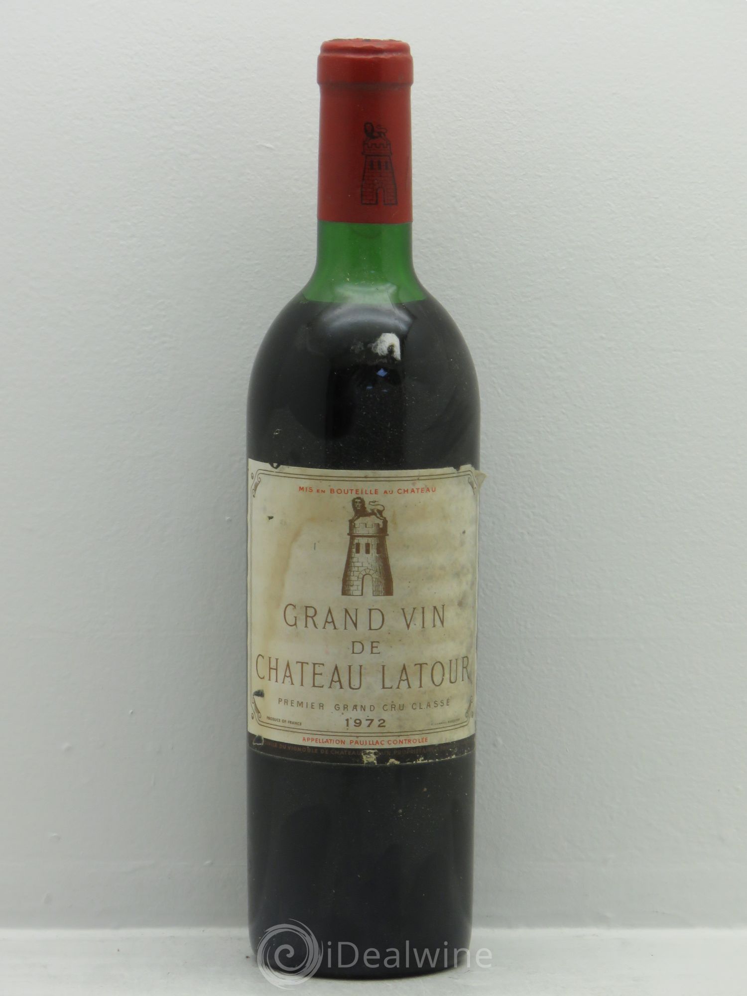 Château Latour 1er Grand Cru Classé 1972 - Lot de 1 bouteille - 0