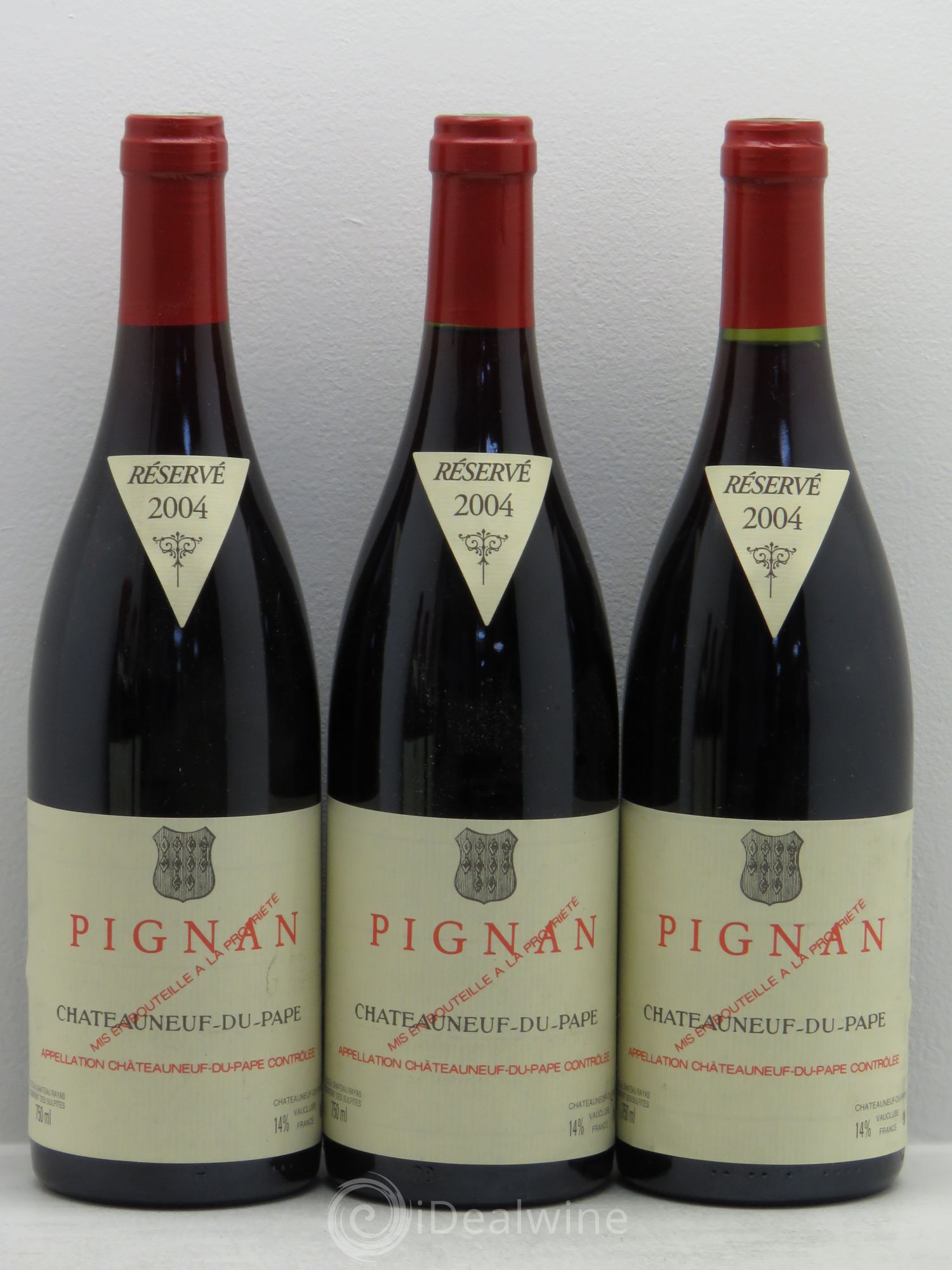 Châteauneuf-du-Pape Pignan Emmanuel Reynaud 2004 - Lot de 6 bouteilles - 1