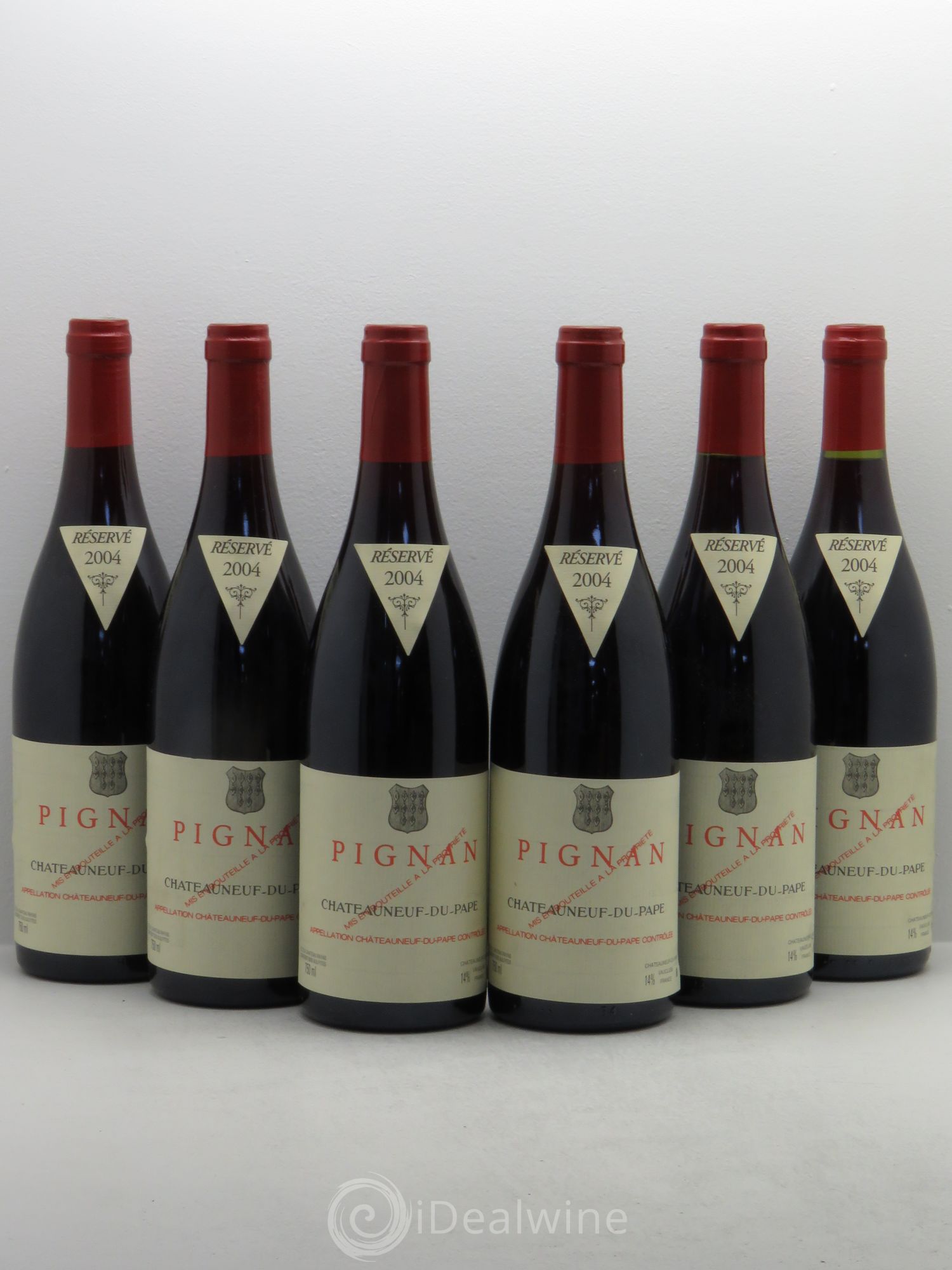 Châteauneuf-du-Pape Pignan Emmanuel Reynaud 2004 - Lot de 6 bouteilles - 0