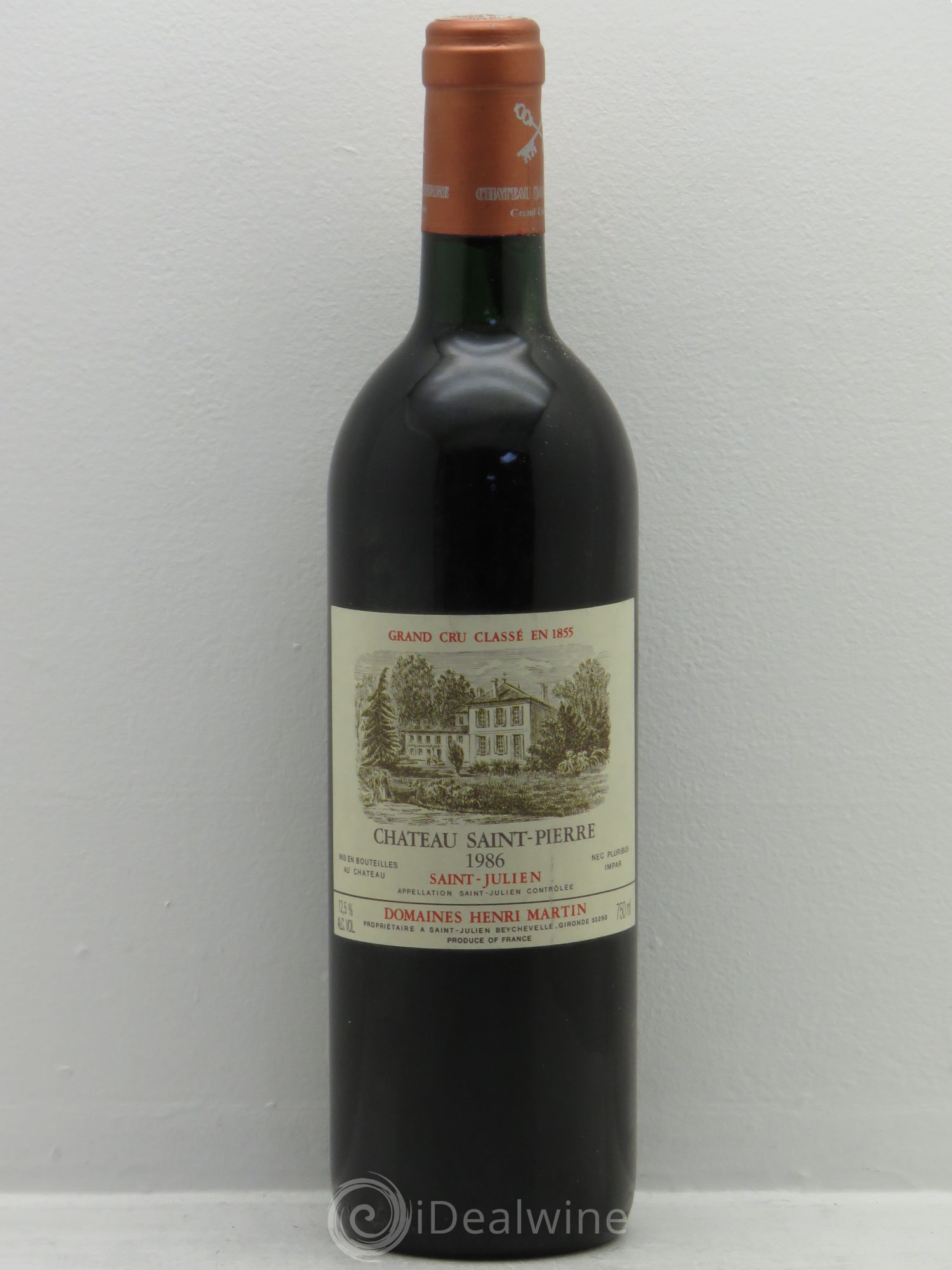 Château Saint-Pierre 4ème Grand Cru Classé 1986 - Lot de 1 bouteille - 0