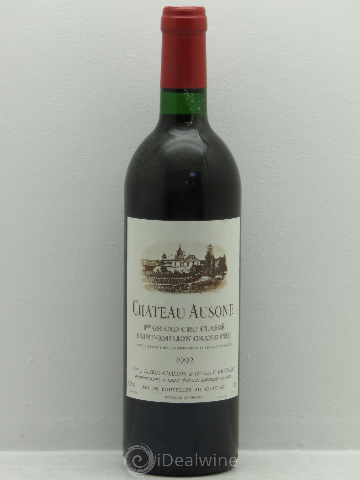 Château Ausone 1er Grand Cru Classé A 1992 - Lot de 1 bouteille - 0