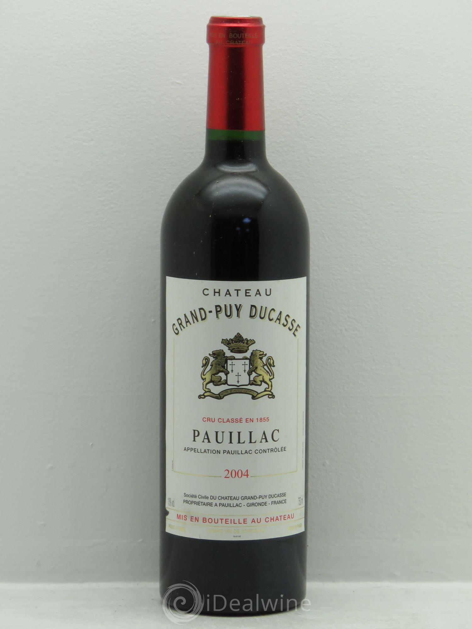 Château Grand Puy Ducasse 5ème Grand Cru Classé 2004 - Lot de 1 bouteille - 0