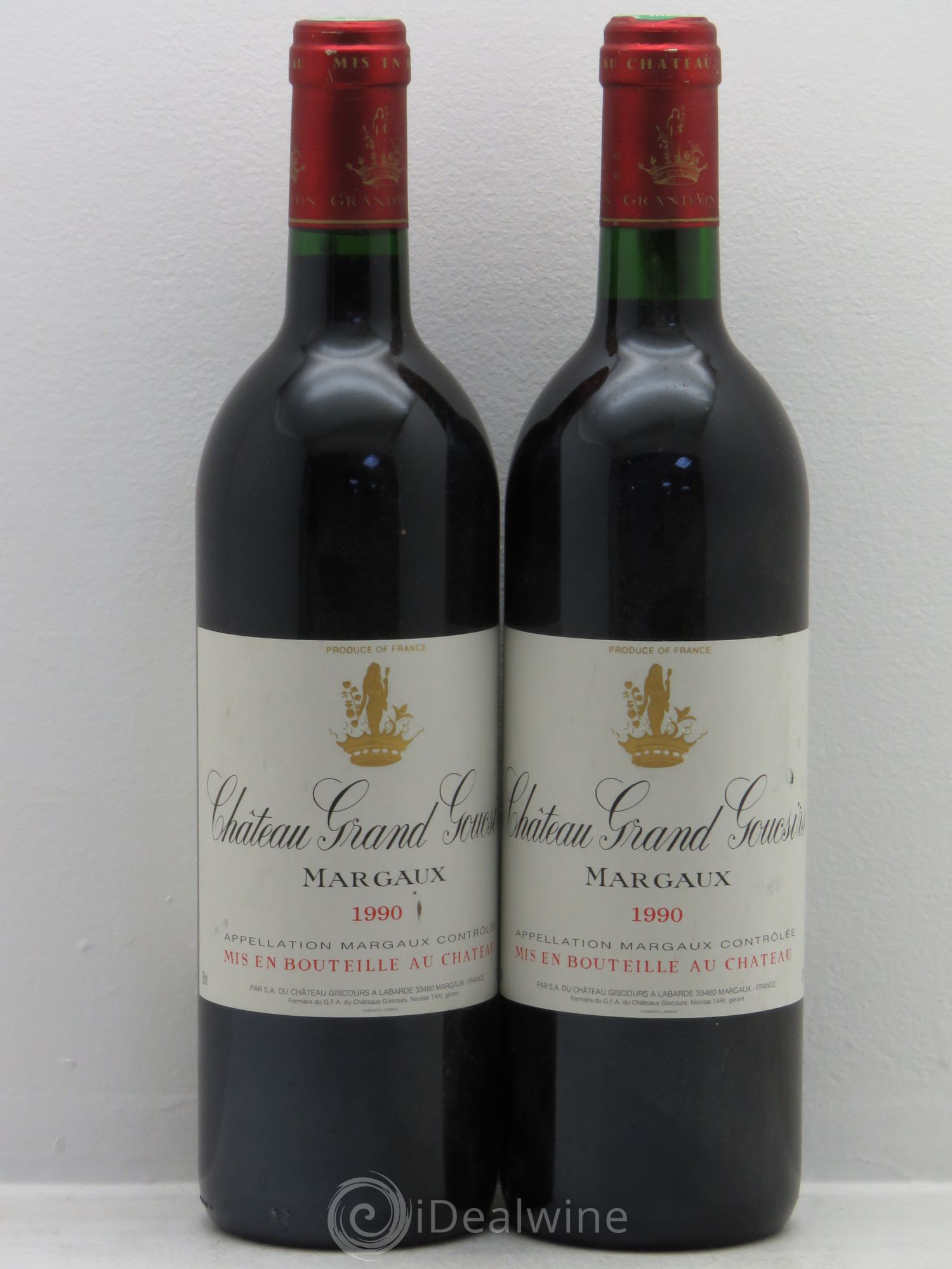 Château Giscours 3ème Grand Cru Classé 1990 - Lot de 2 bouteilles - 0
