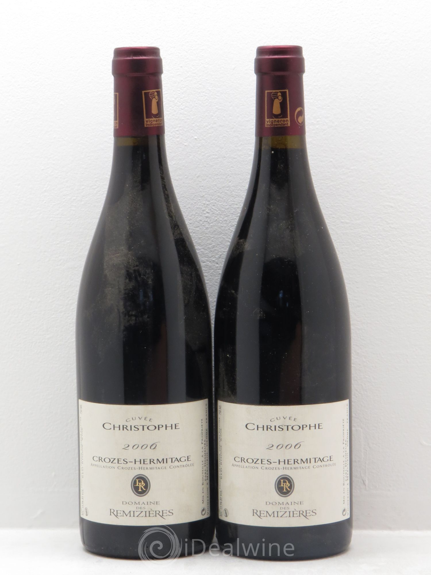 Crozes-Hermitage Cuvée Christophe Rémizières (Domaine des) 2006 - Lot de 2 bouteilles - 0