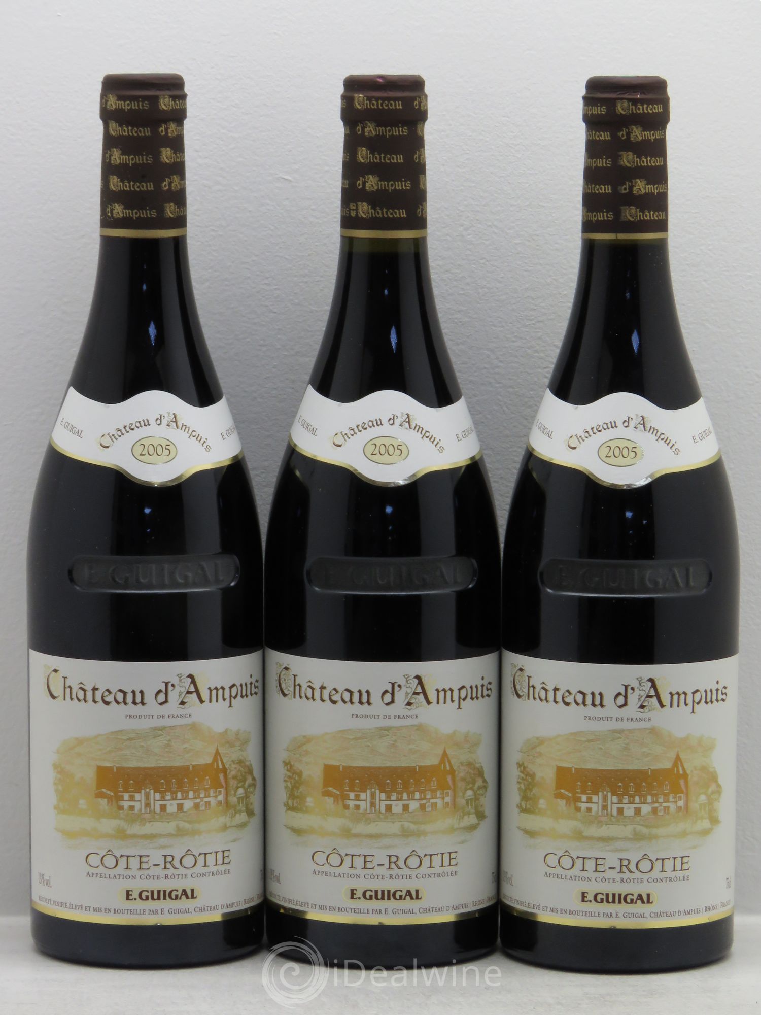Côte-Rôtie Château d'Ampuis Guigal 2005 - Lot de 3 bouteilles - 0