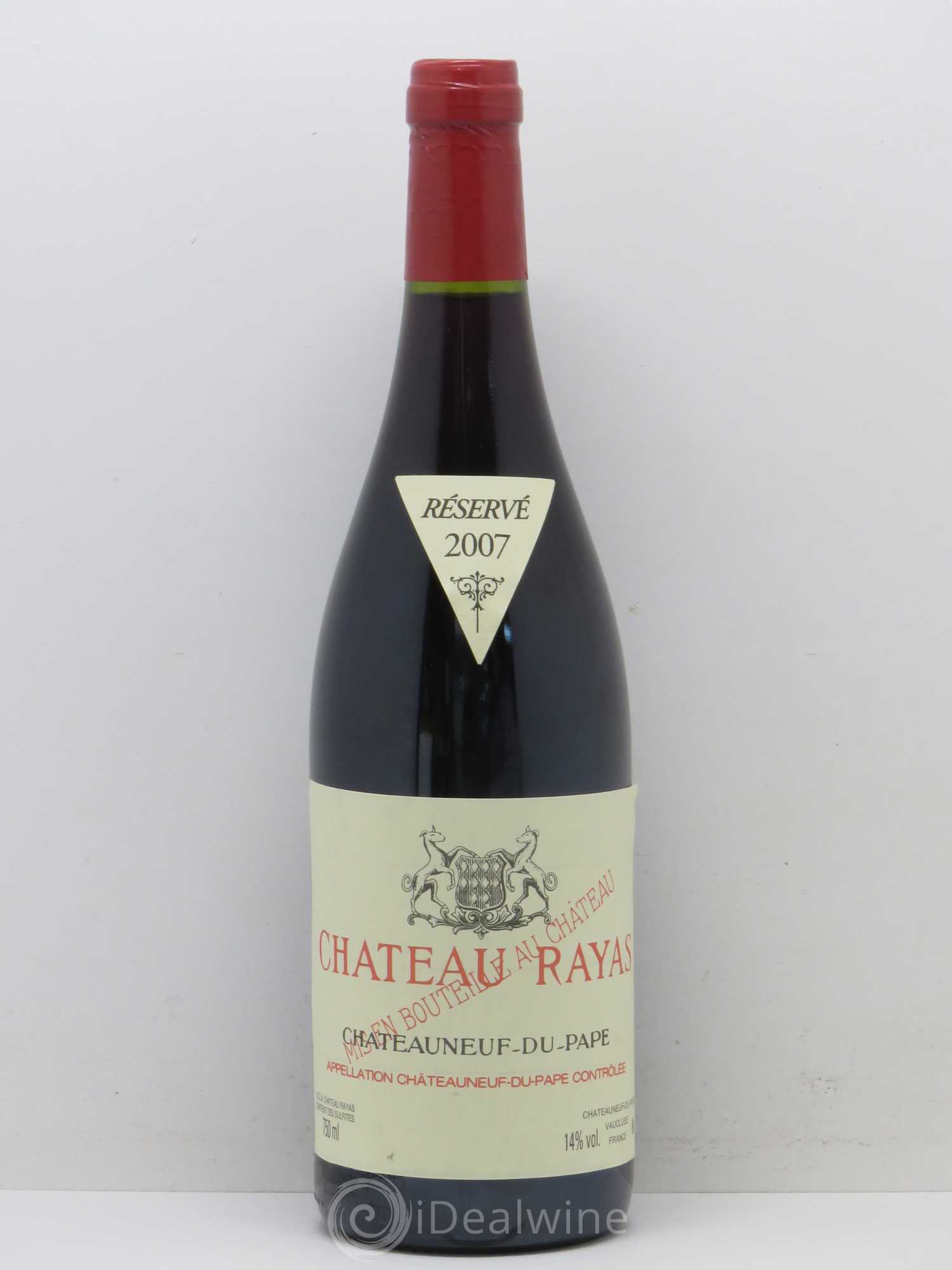 Châteauneuf-du-Pape Château Rayas Emmanuel Reynaud 2007 - Lot de 1 bouteille - 0