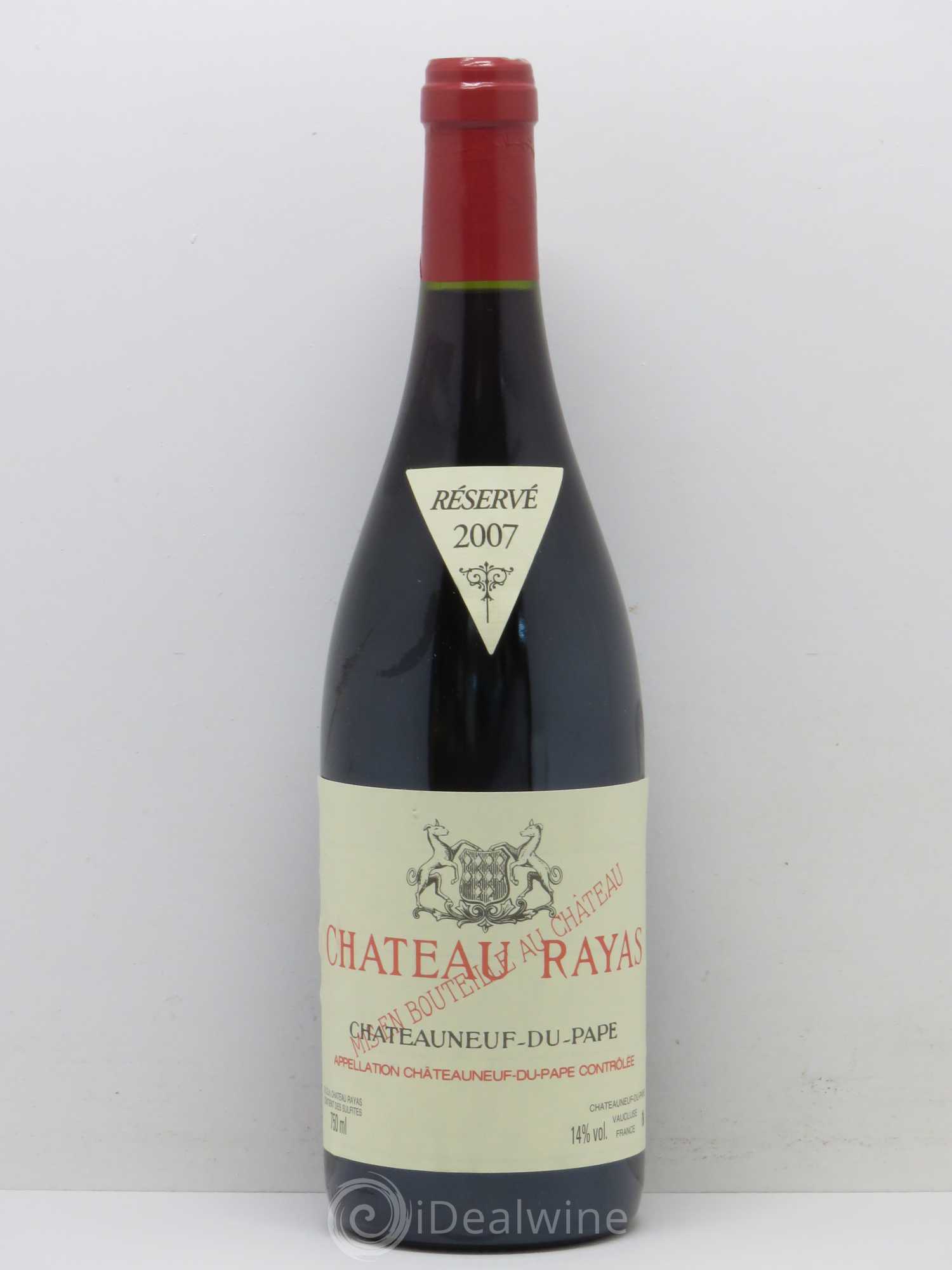 Châteauneuf-du-Pape Château Rayas Emmanuel Reynaud 2007 - Lot de 1 bouteille - 0