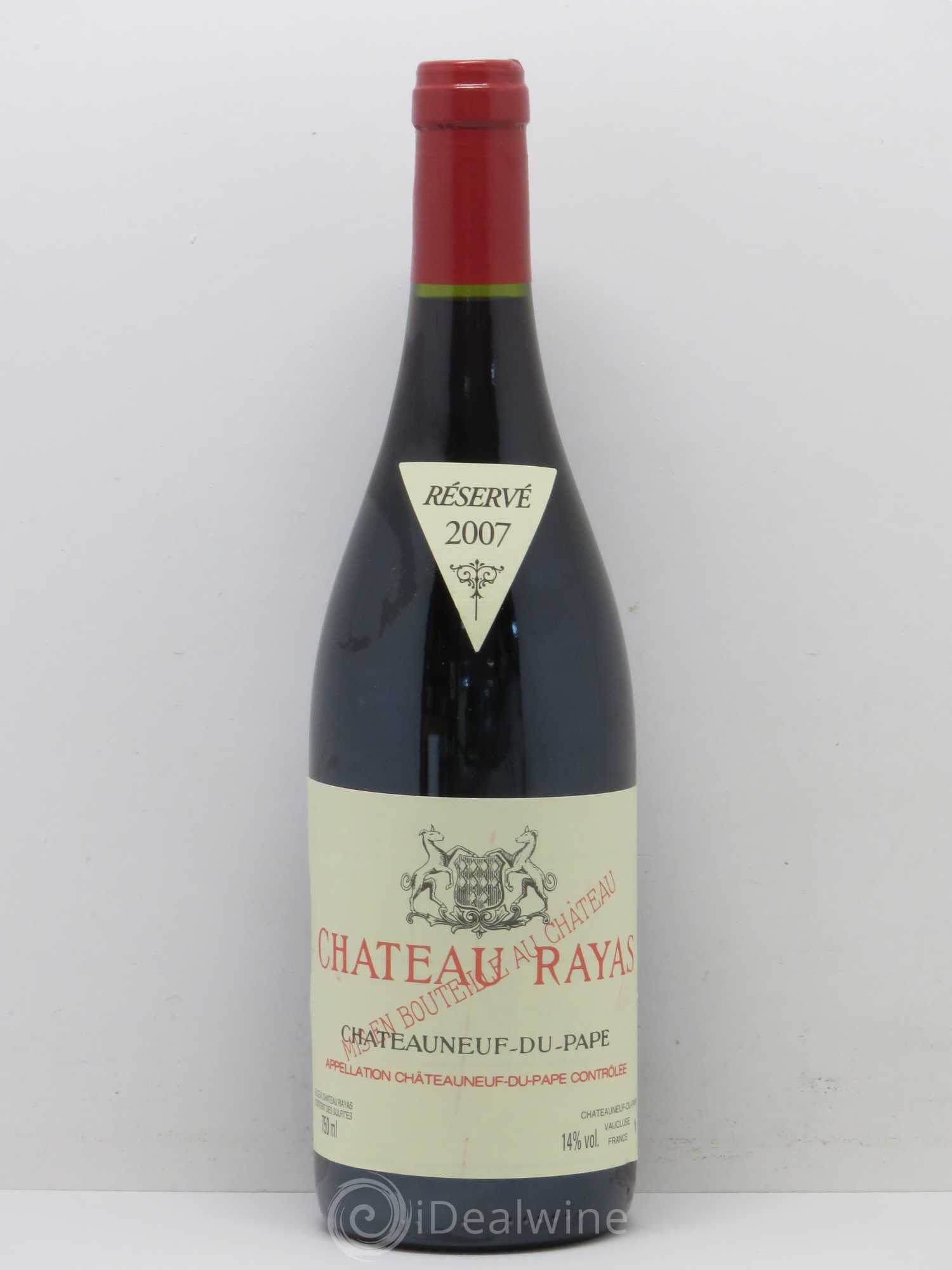 Châteauneuf-du-Pape Château Rayas Emmanuel Reynaud 2007 - Lot de 1 bouteille - 0