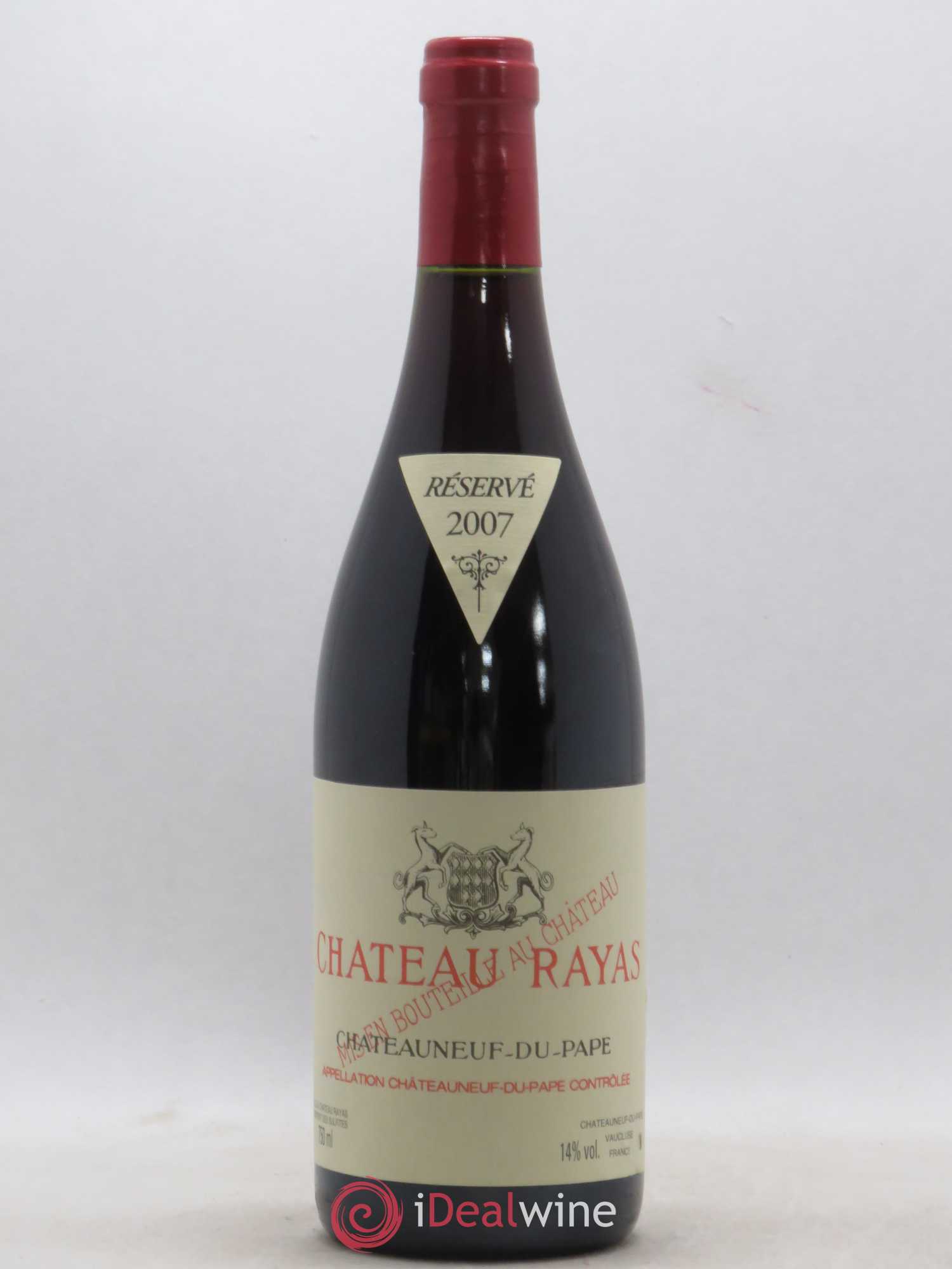 Châteauneuf-du-Pape Château Rayas Emmanuel Reynaud 2007 - Lot de 1 bouteille - 0