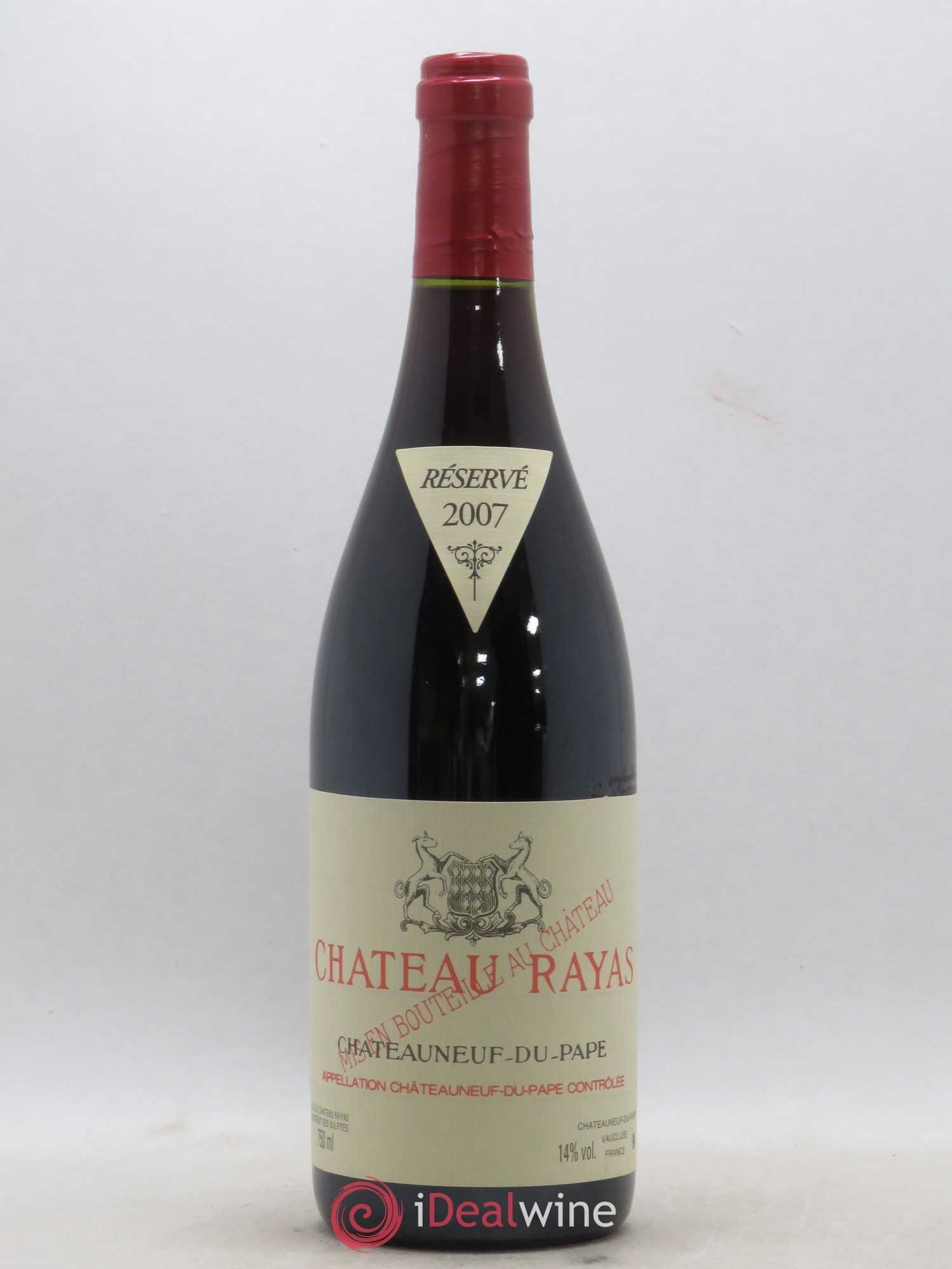 Châteauneuf-du-Pape Château Rayas Emmanuel Reynaud 2007 - Lot de 1 bouteille - 0