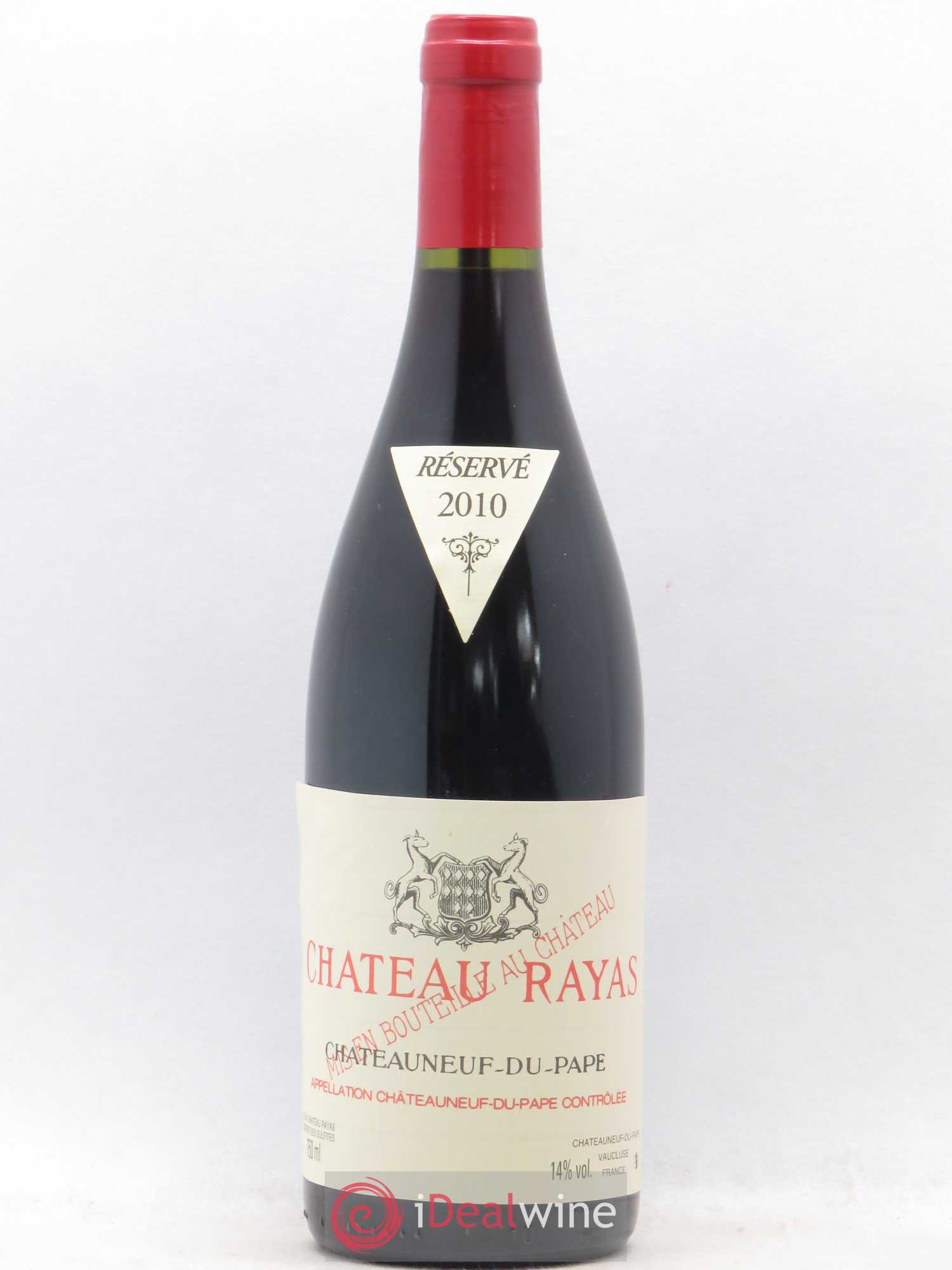Châteauneuf-du-Pape Château Rayas Emmanuel Reynaud 2010 - Lot de 1 bouteille - 0