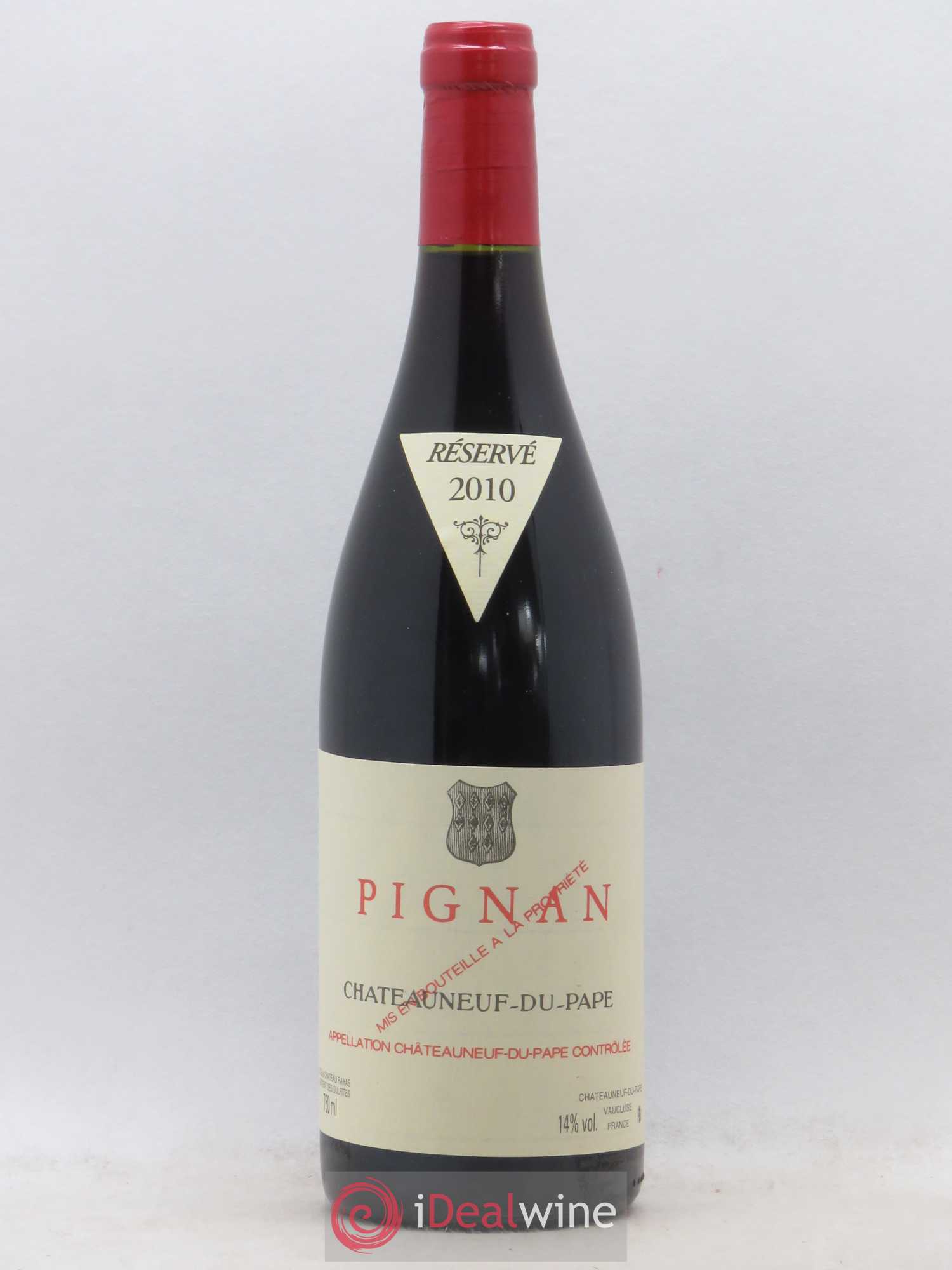 Châteauneuf-du-Pape Pignan Emmanuel Reynaud 2010 - Lot de 1 bouteille - 0