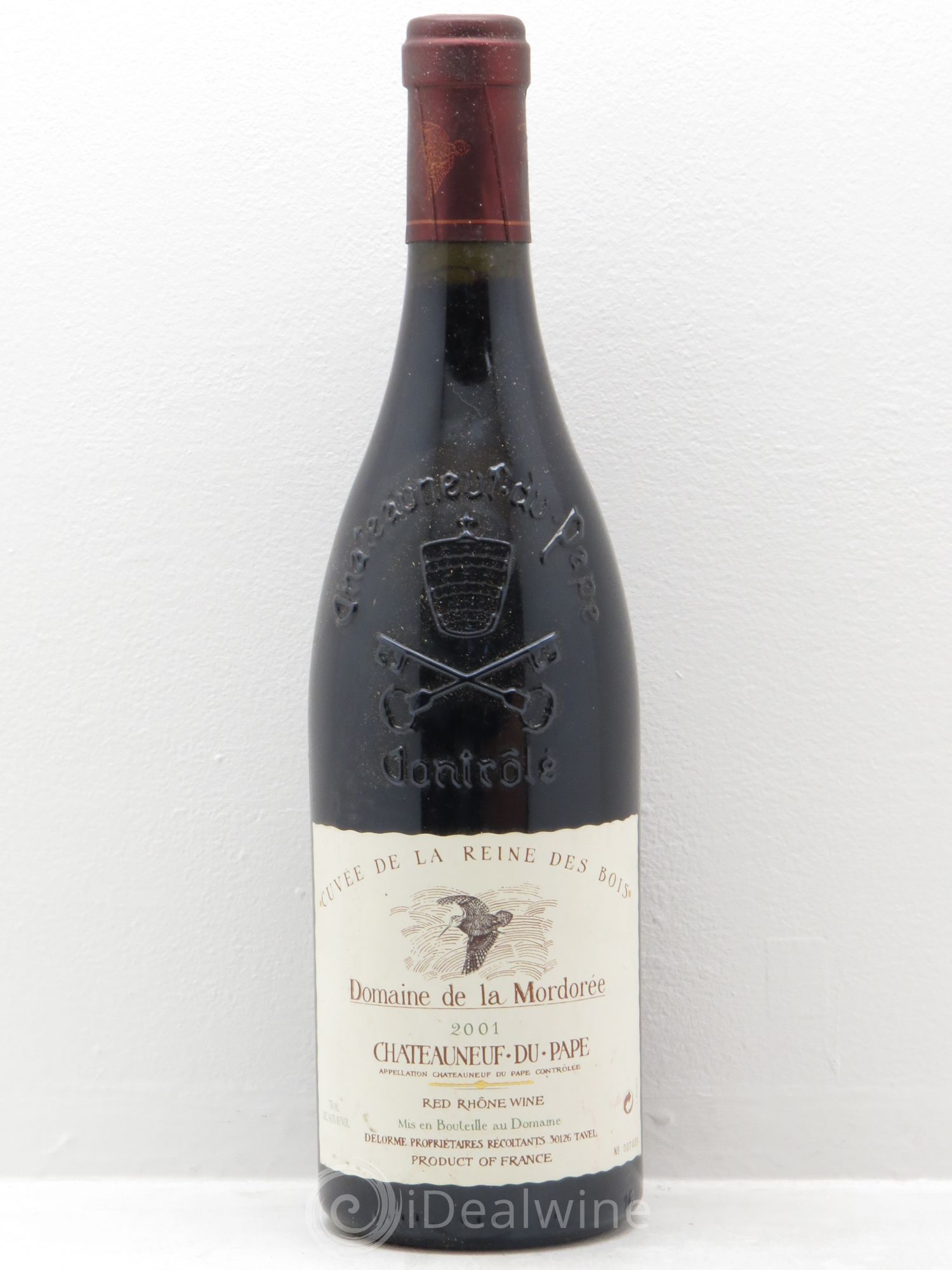 Châteauneuf-du-Pape Cuvée de la Reine des Bois La Mordorée (Domaine de) 2001 - Lot de 1 bouteille - 0