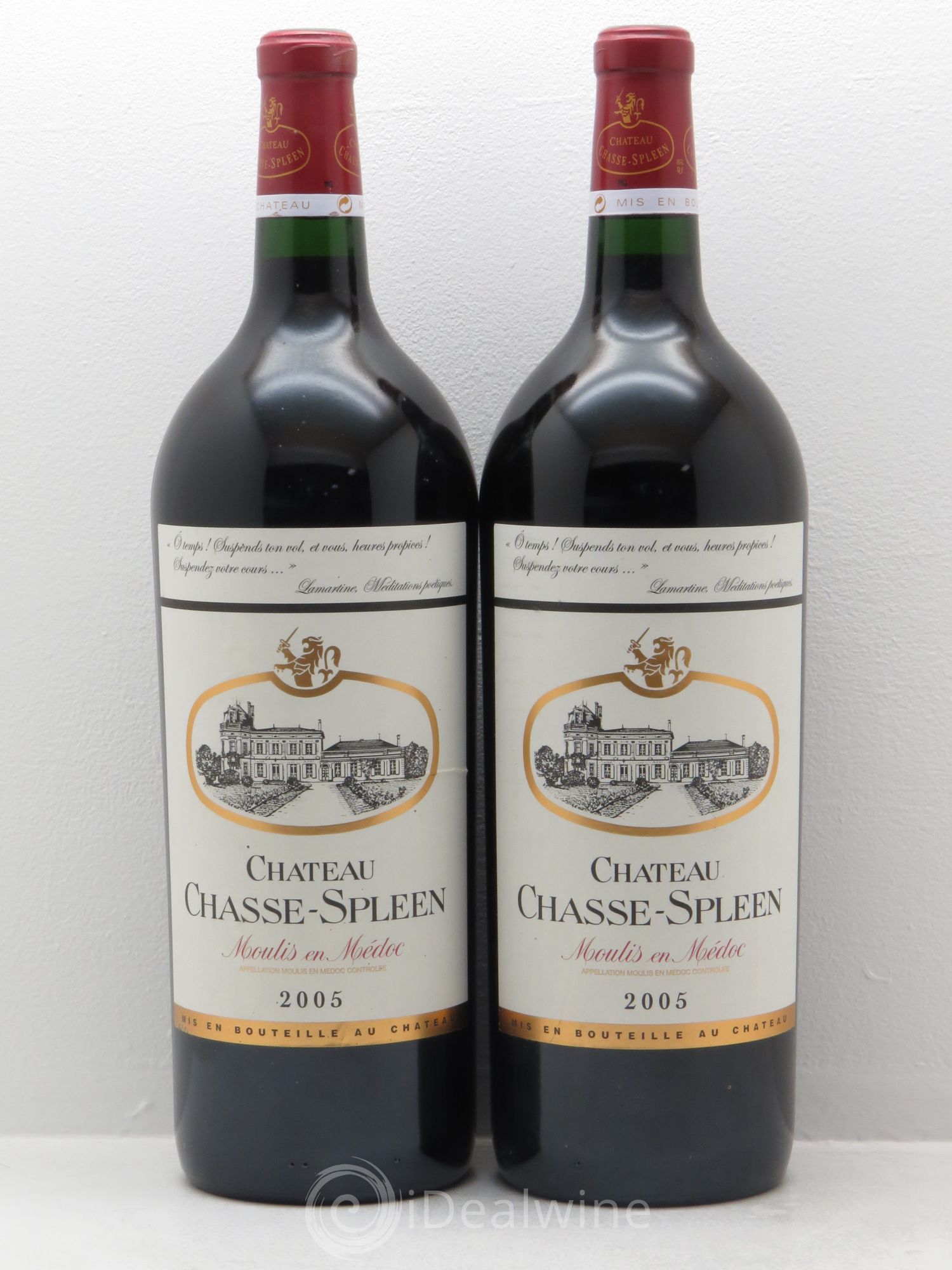 Château Chasse Spleen 2005 - Lot de 2 magnums - 0