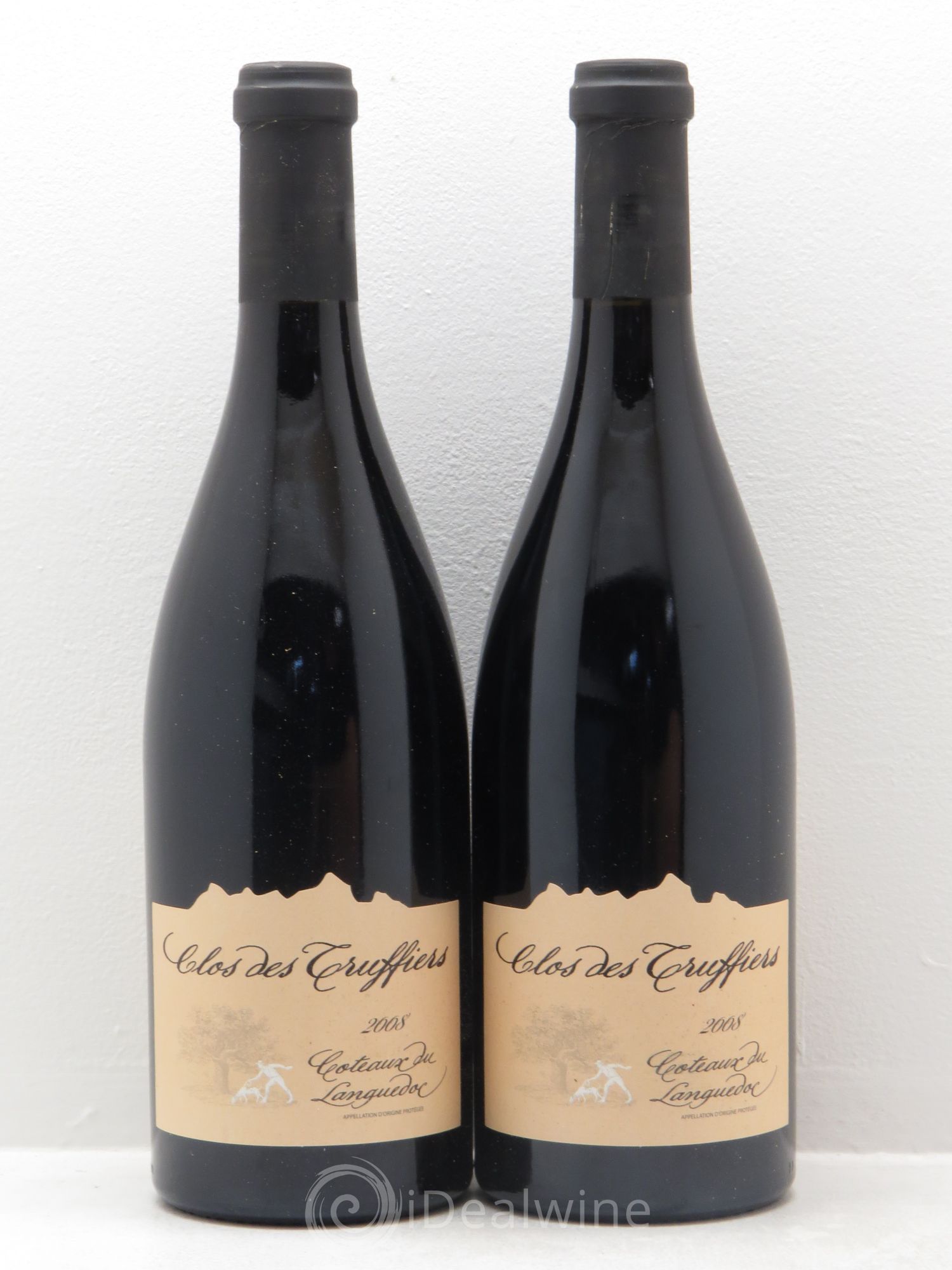 La Clape Château de La Négly Clos des Truffiers Jean Paux-Rosset 2008 - Lot de 2 bouteilles - 0