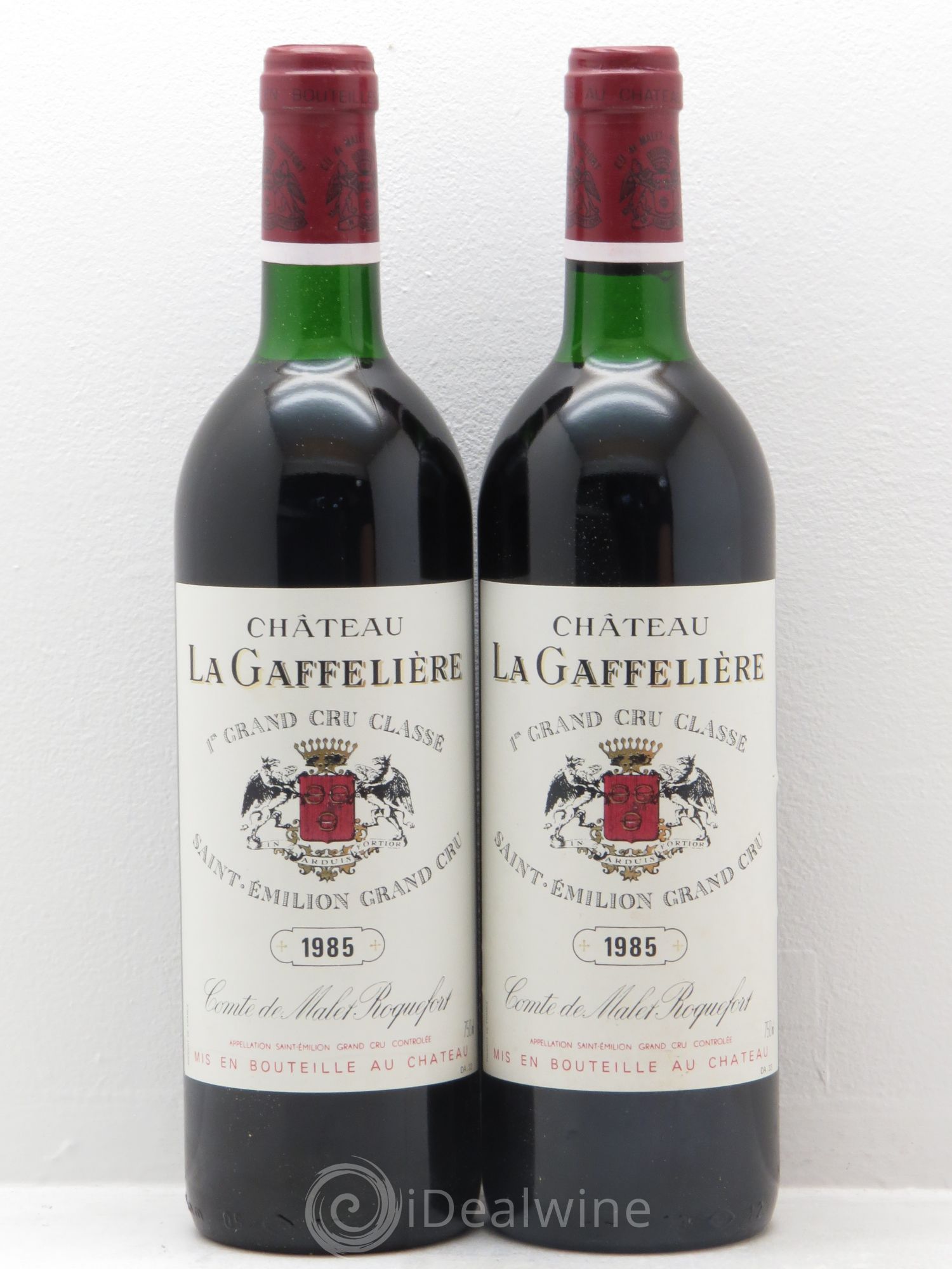 Château la Gaffelière 1er Grand Cru Classé B 1985 - Lot de 2 bouteilles - 0