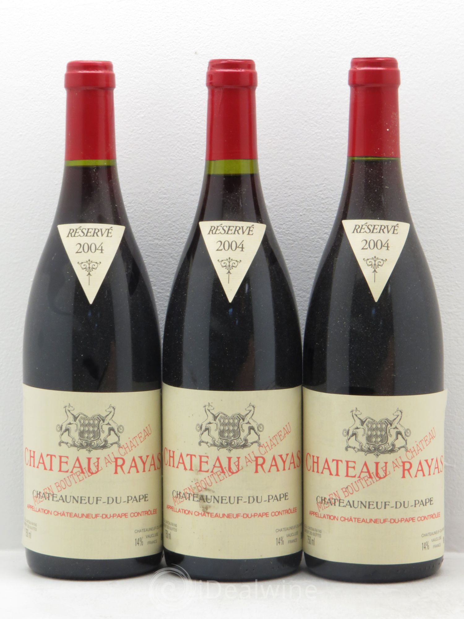 Châteauneuf-du-Pape Château Rayas Emmanuel Reynaud 2004 - Lot de 3 bouteilles - 0
