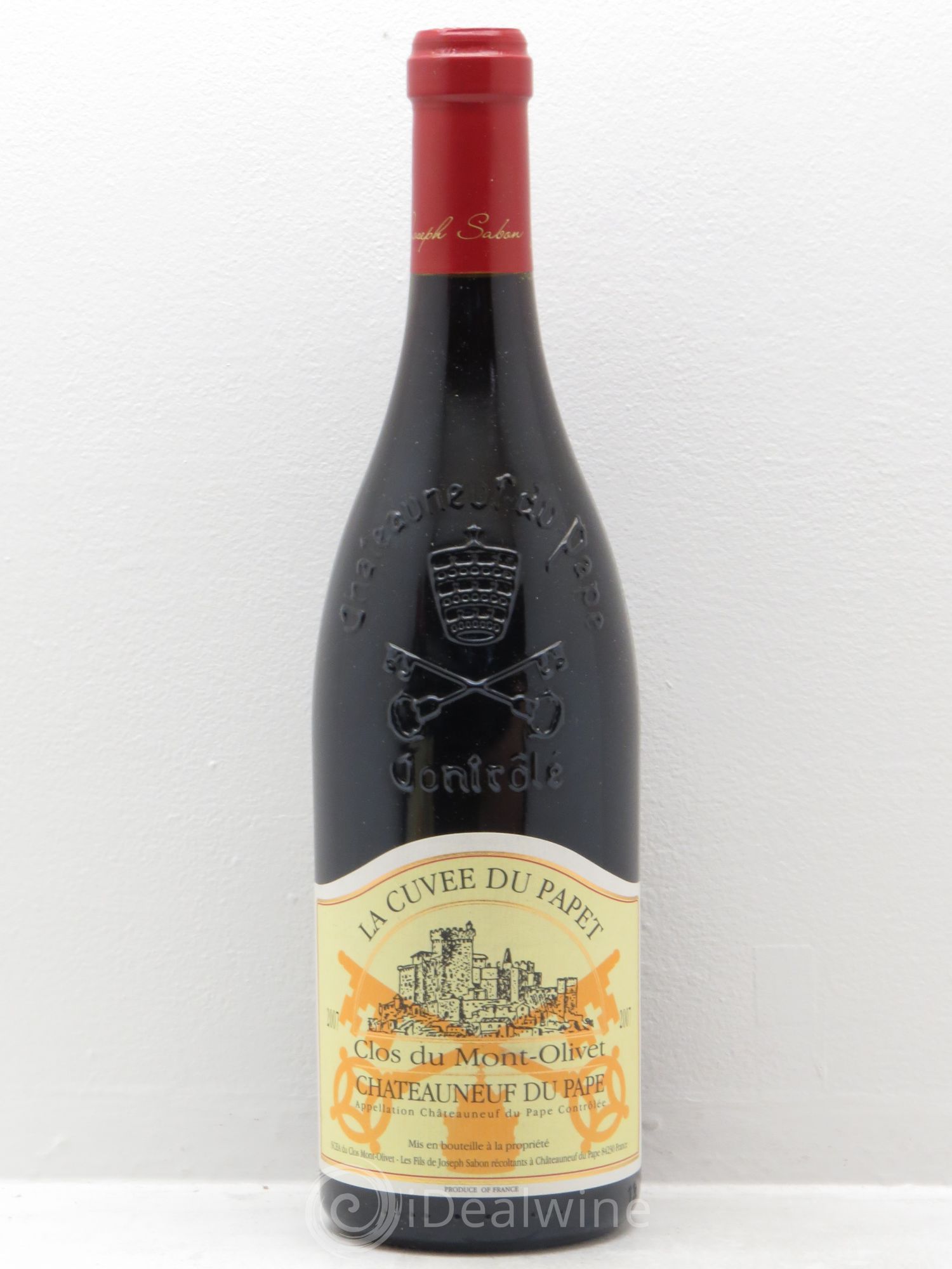 Châteauneuf-du-Pape Cuvée du Papet Clos du Mont-Olivet 2007 - Lot de 6 bouteilles - 0