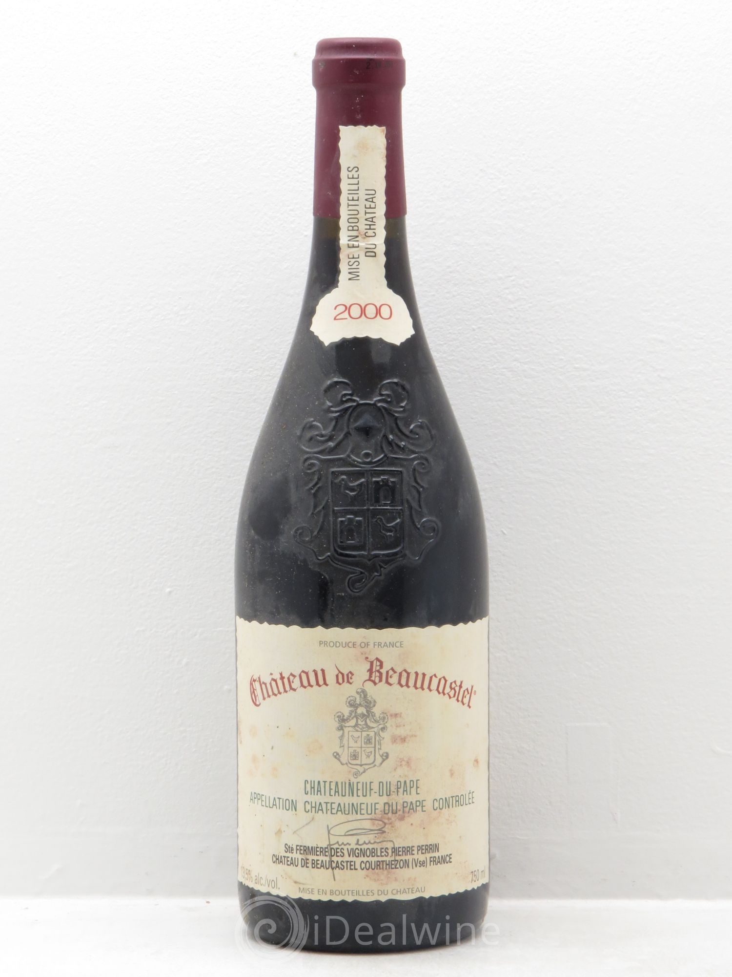 Châteauneuf-du-Pape Château de Beaucastel Famille Perrin 2000 - Lot de 6 bouteilles - 0