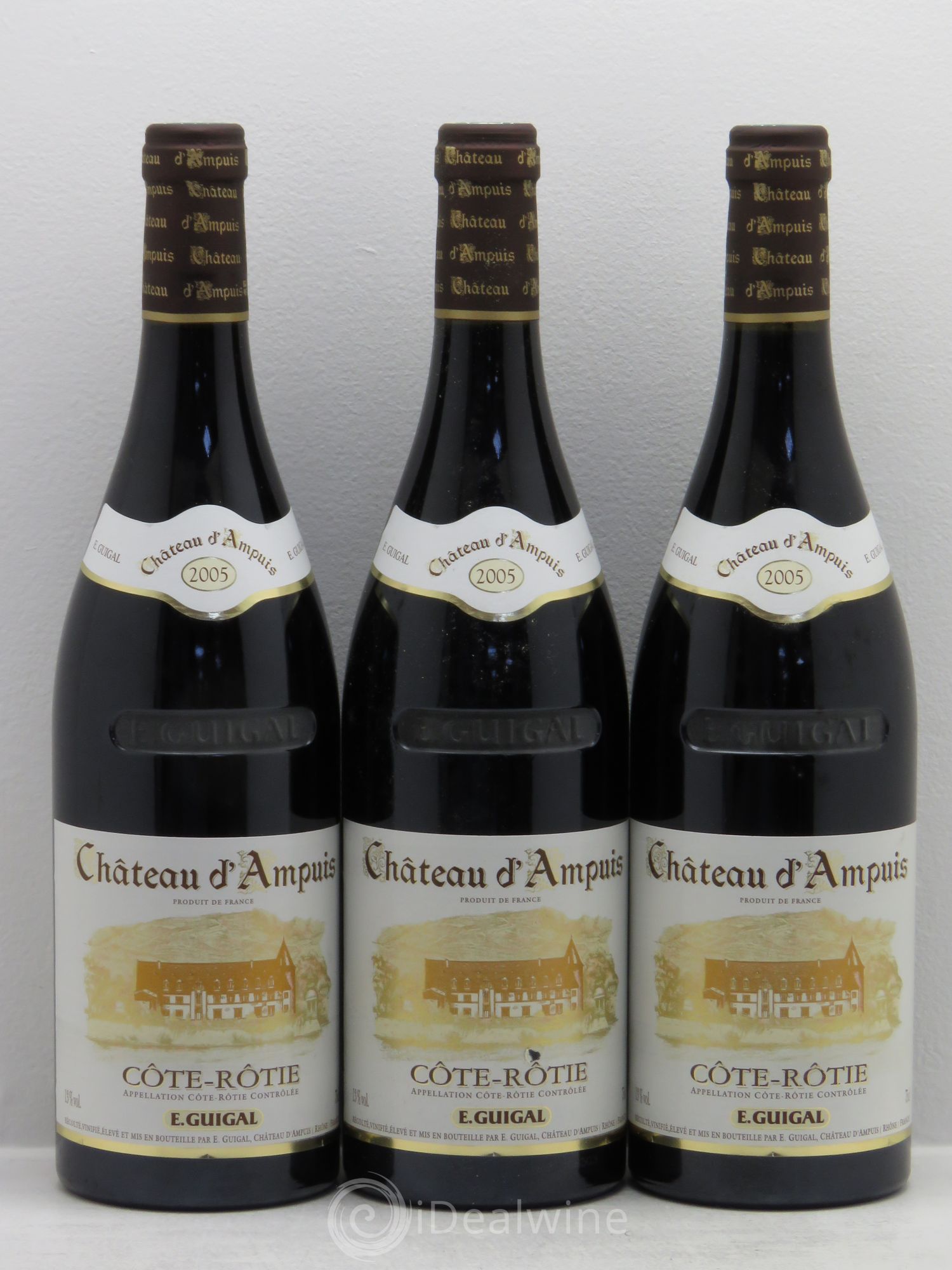 Côte-Rôtie Château d'Ampuis Guigal 2005 - Lot de 3 bouteilles - 0