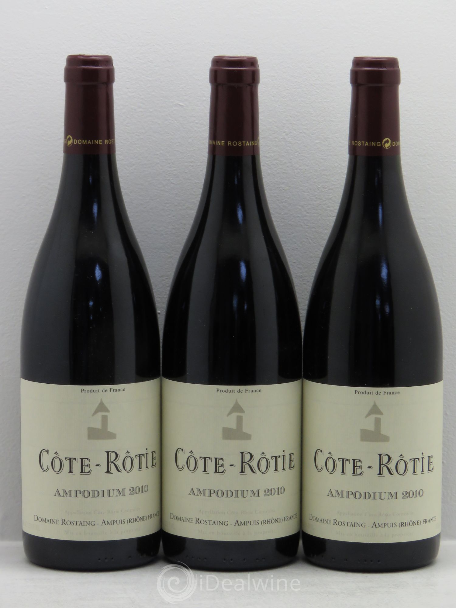 Côte-Rôtie Ampodium René Rostaing 2010 - Lot of 3 bottles - 0