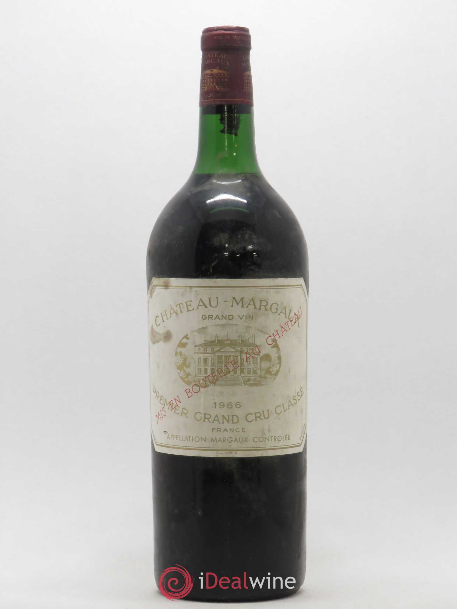 Château Margaux 1er Grand Cru Classé 1966 - Lot de 1 magnum - 0