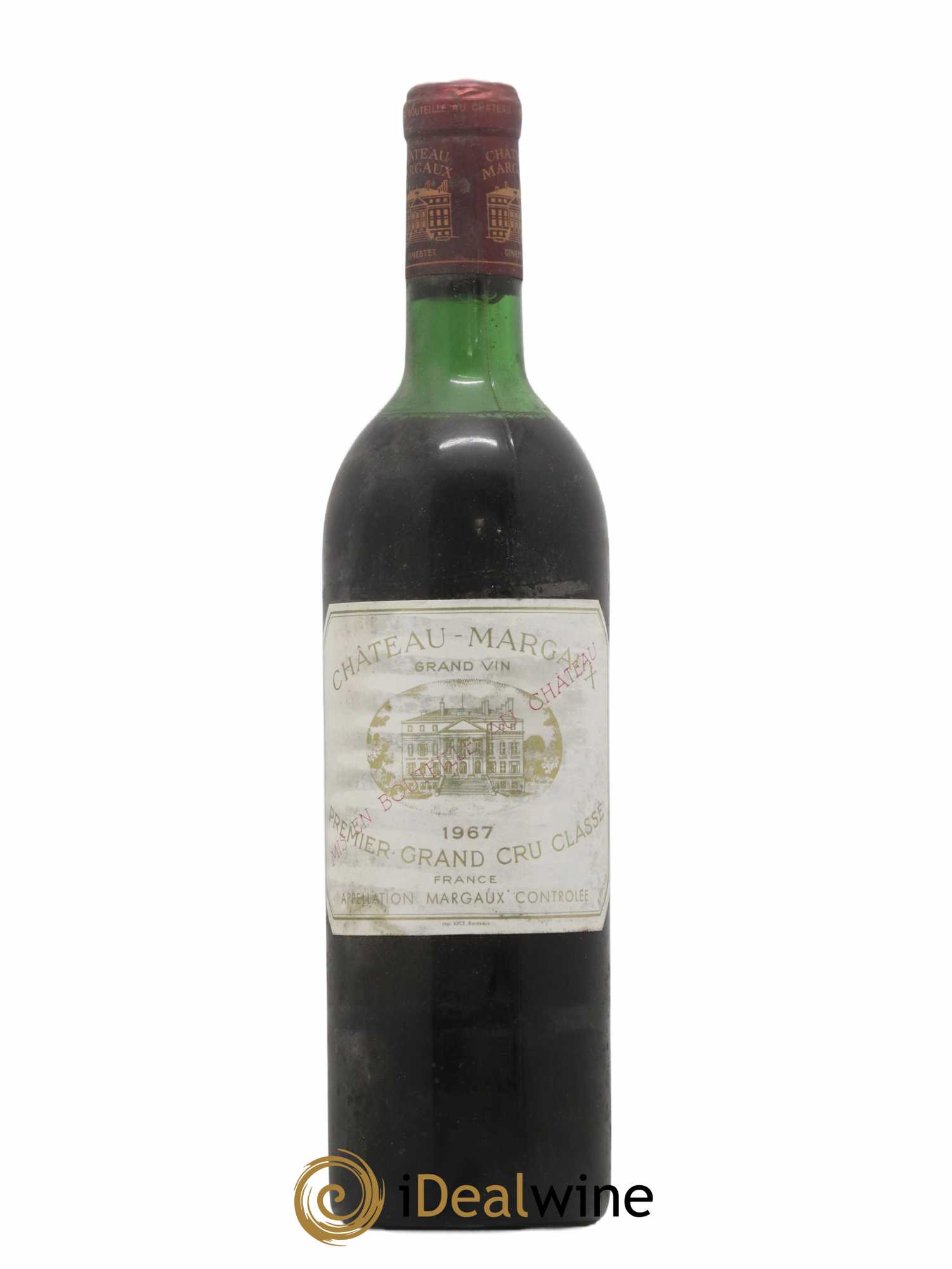 Château Margaux 1er Grand Cru Classé 1967 - Lot de 1 bouteille - 0