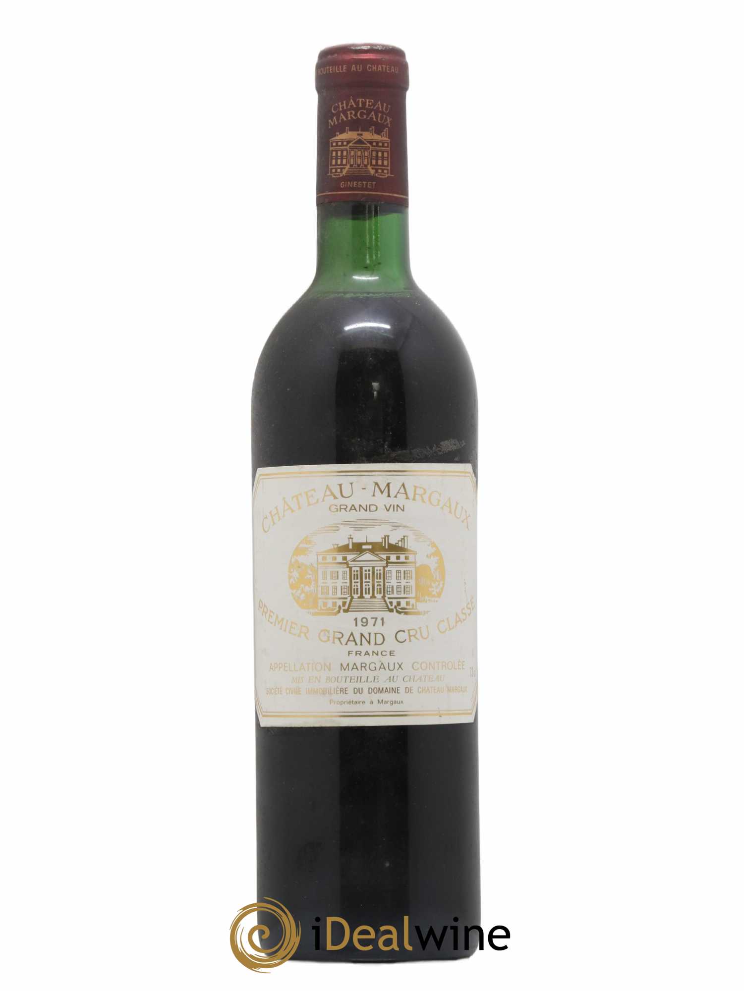 Château Margaux 1er Grand Cru Classé 1971 - Lot de 1 bouteille - 0