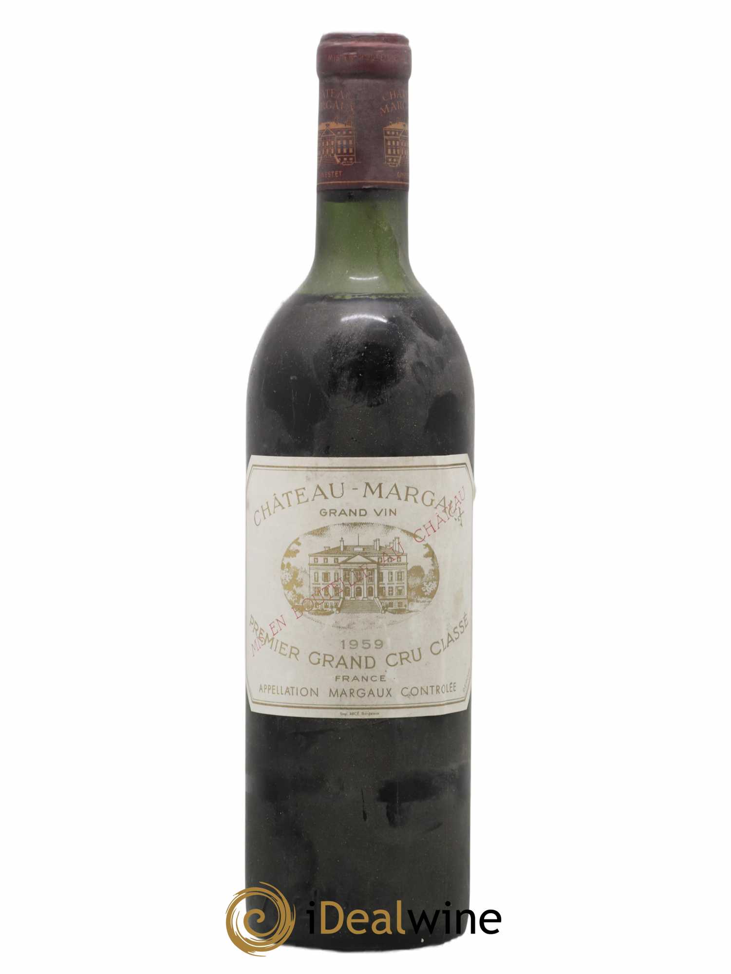 Château Margaux 1er Grand Cru Classé 1959 - Lot de 1 bouteille - 0