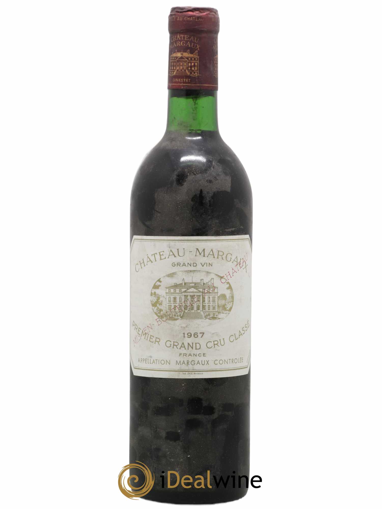 Château Margaux 1er Grand Cru Classé 1967 - Lot de 1 bouteille - 0