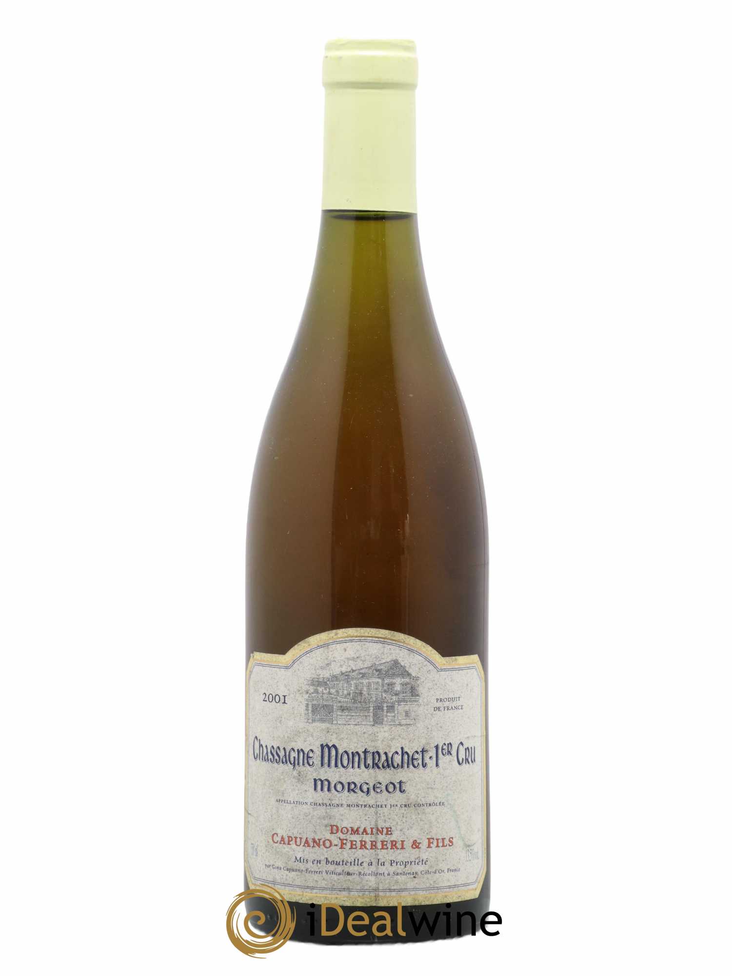 Chassagne-Montrachet 1er Cru Morgeot Domaine Capuano Ferreri 2001 - Lot de 1 bouteille - 0