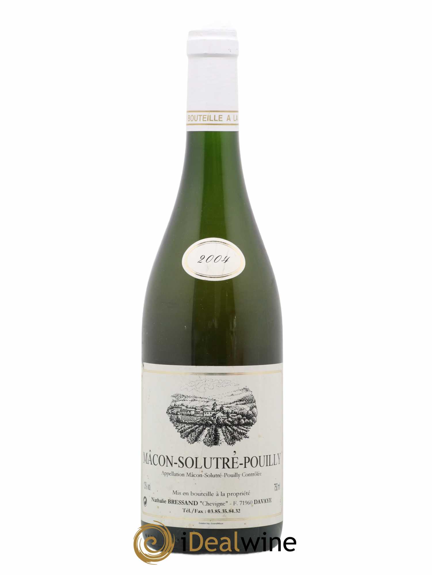 Mâcon Solutré Pouilly Domaine Bressand 2004 - Lot de 1 bouteille - 0