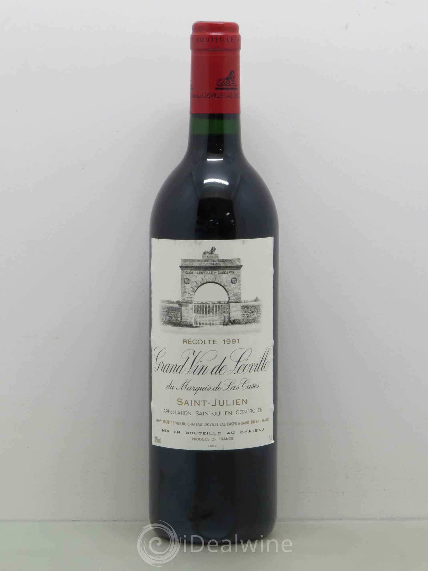Château Léoville Las Cases 2ème Grand Cru Classé 1991 - Lot de 1 bouteille - 0