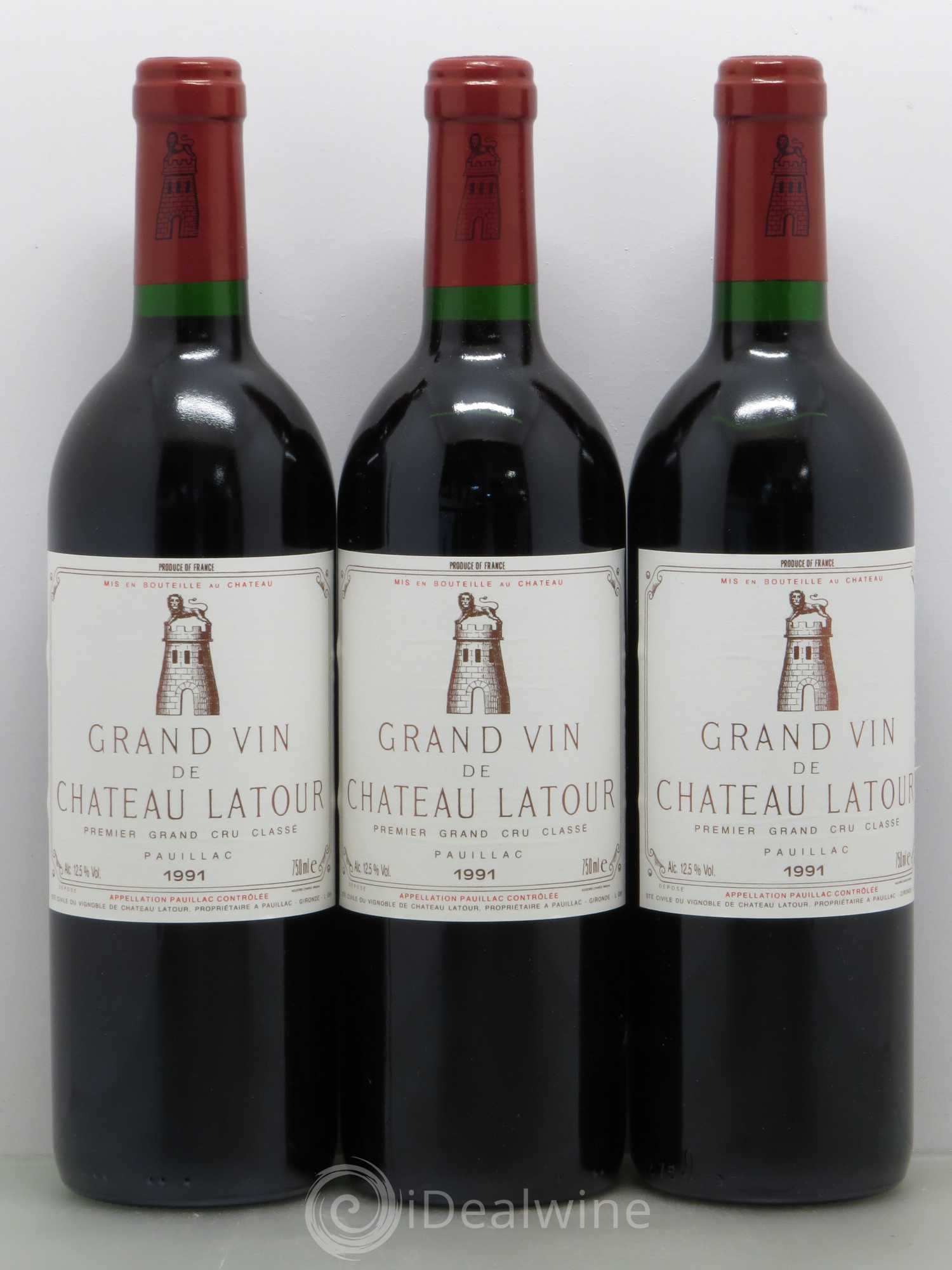 Château Latour 1er Grand Cru Classé 1991 - Lot de 6 bouteilles - 2