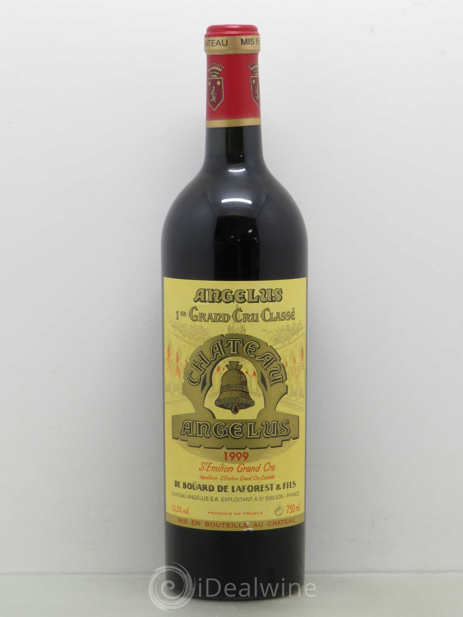Château Angélus 1er Grand Cru Classé A 1999 - Lot de 1 bouteille - 0