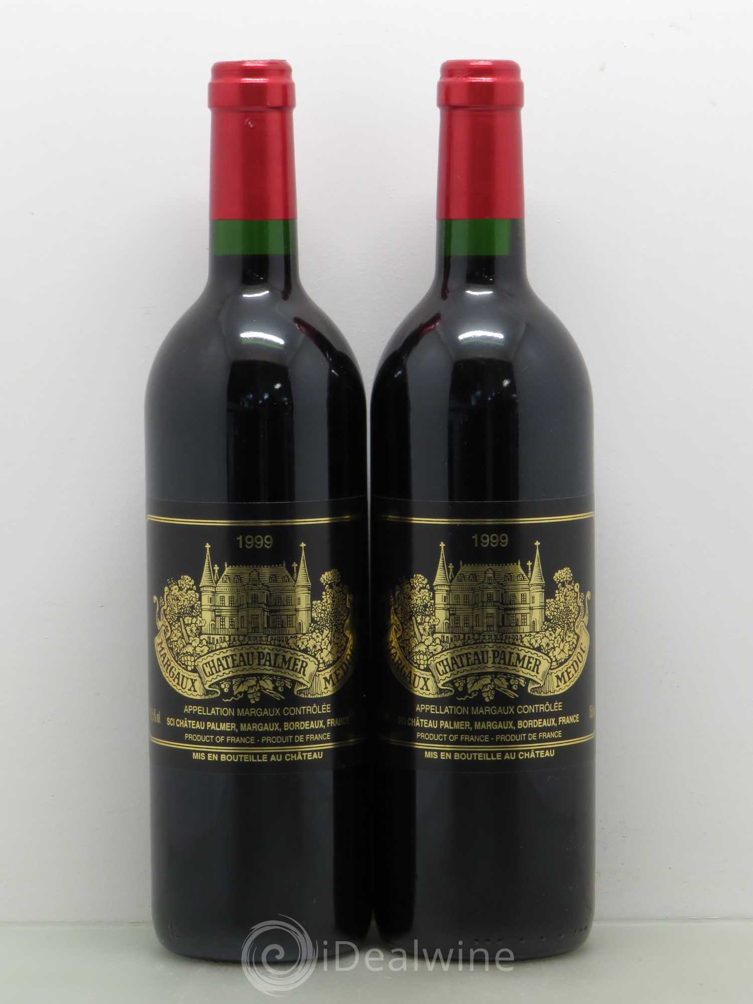 Château Palmer 3ème Grand Cru Classé 1999 - Lot de 2 bouteilles - 0